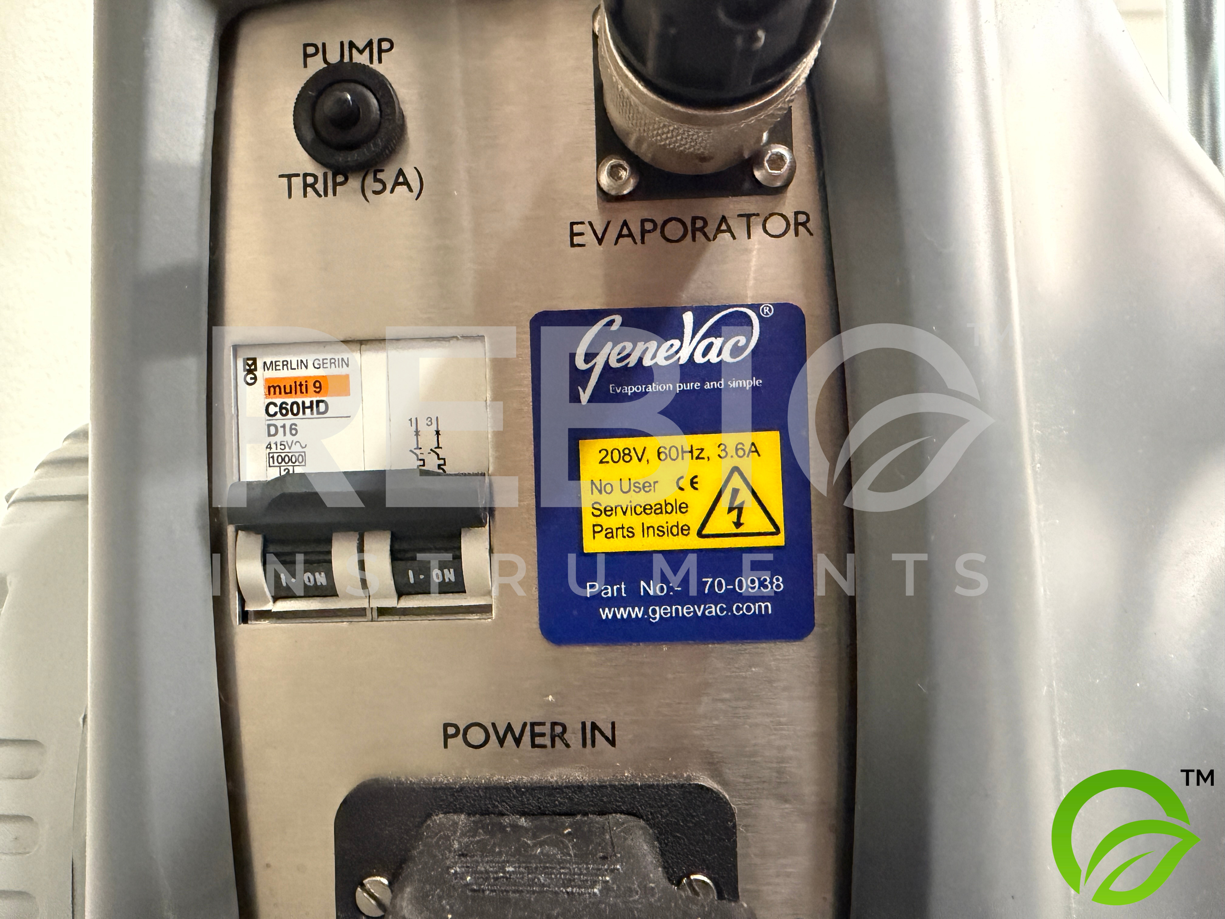 Used GeneVac HT-4X Centrifugal Vacuum Evaporator w/ Edwards XDS5 Vacuum Pump