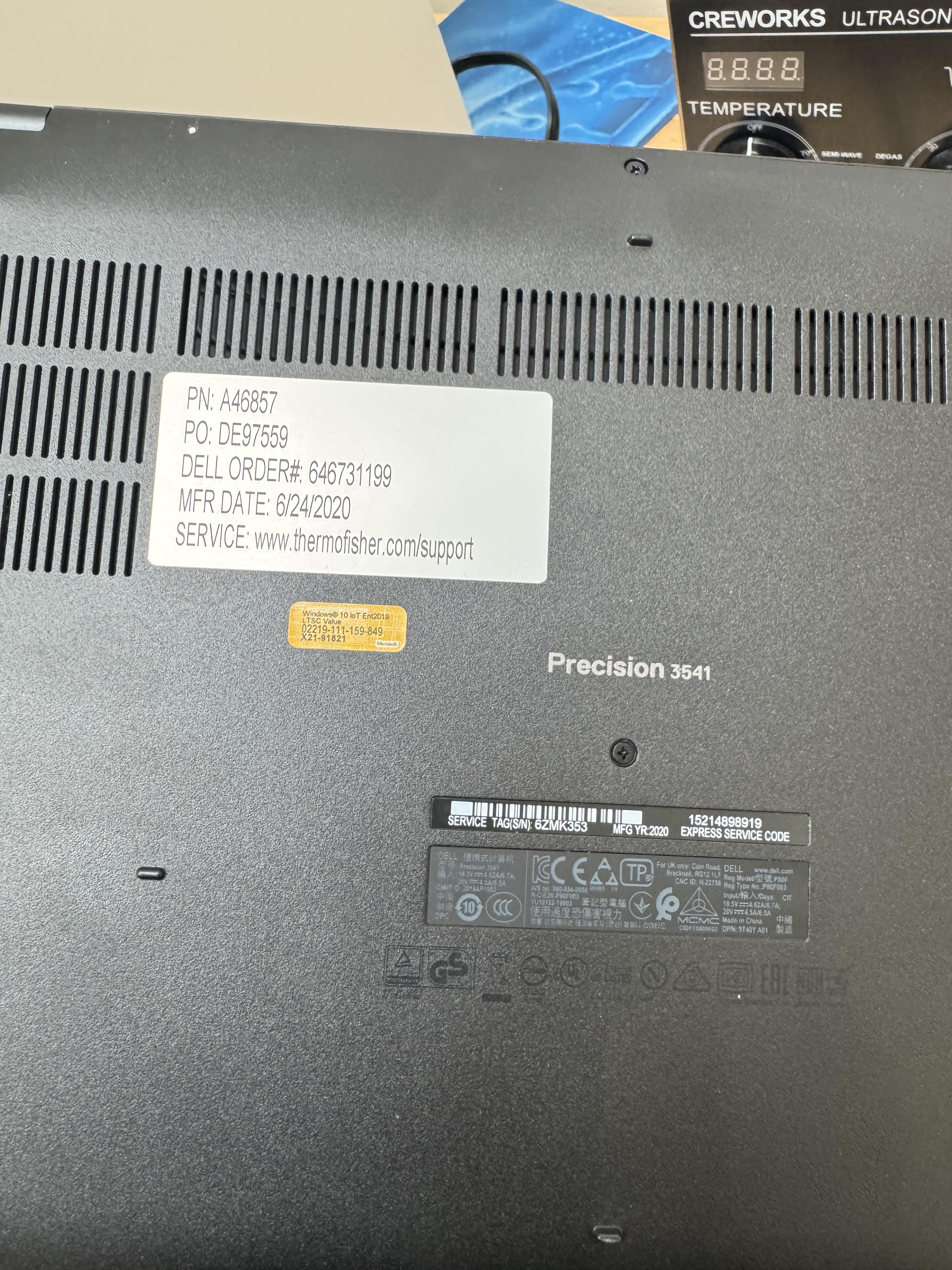 Used Applied Biosystems 7500 Fast Dx Real-Time PCR System 