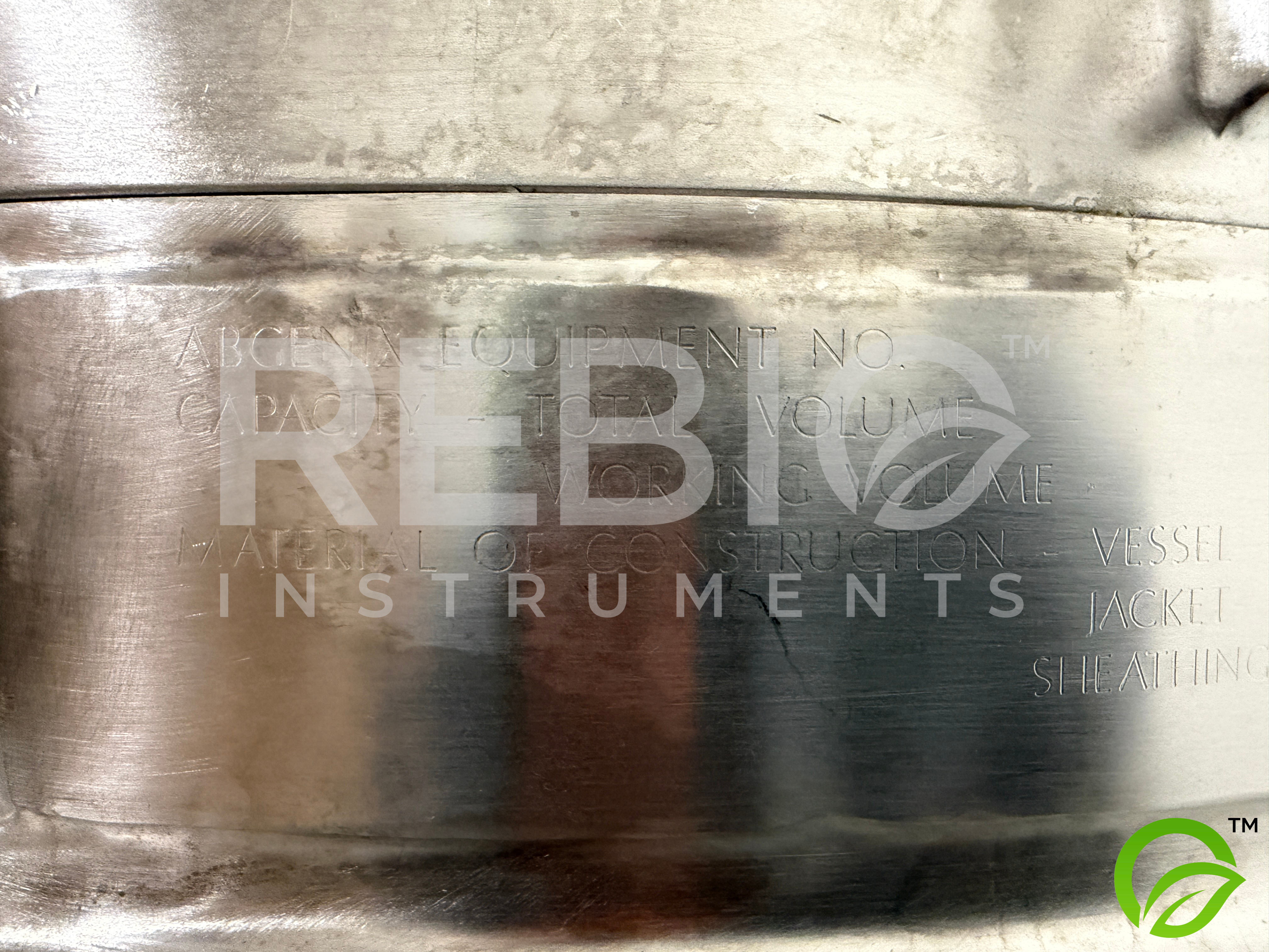 Used DCI / Abgenix 50L Jacketed 316L SS Pressure Vessel Skid CP-3050 | ASME Certified | Vega PULS43 Radar Level | Lumiglas Sight Glass | BS&B Burst Disc | Mobile Pharma Cart