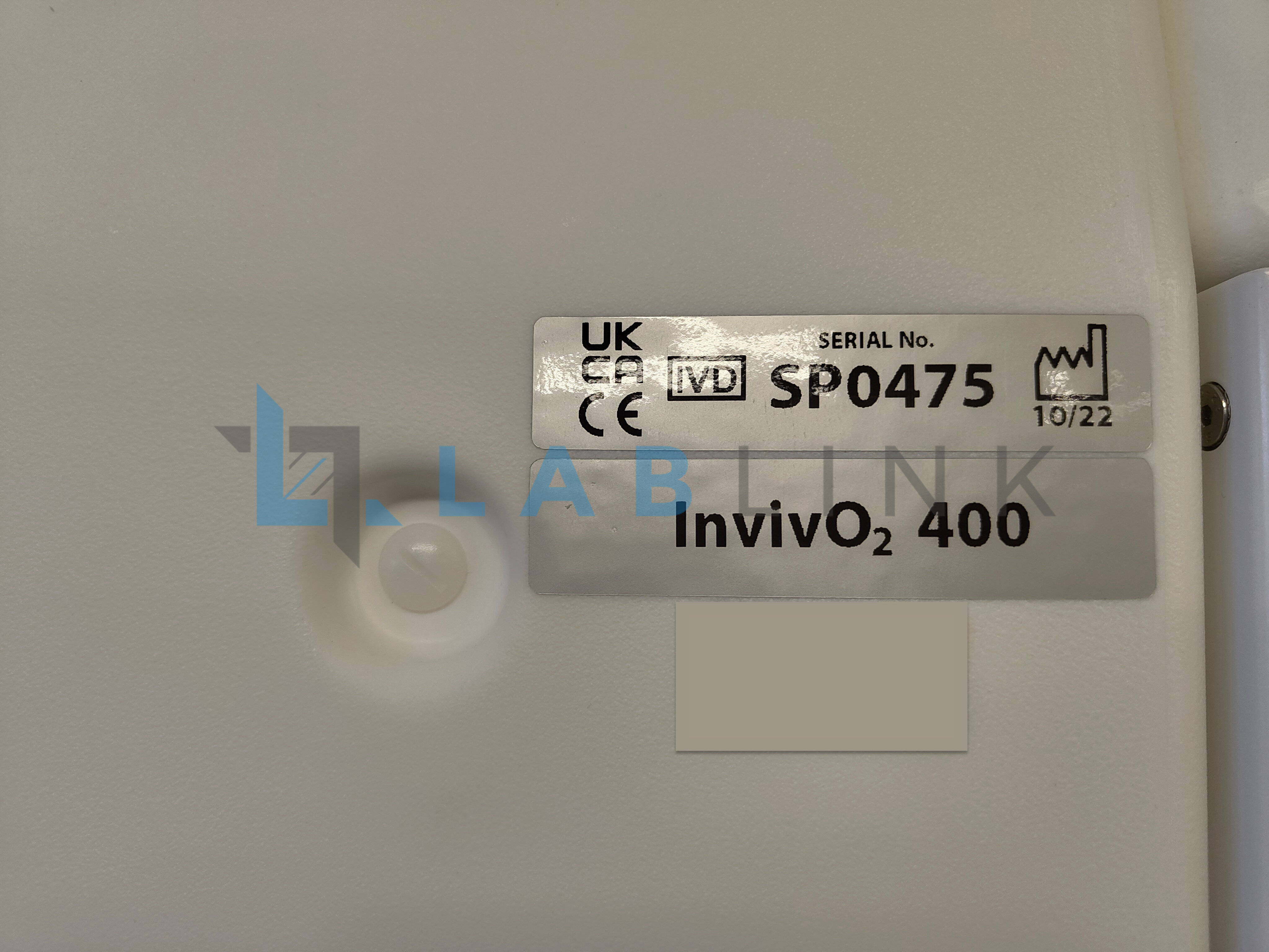 Used Baker Ruskinn InvivO2 400 Hypoxia Workstation