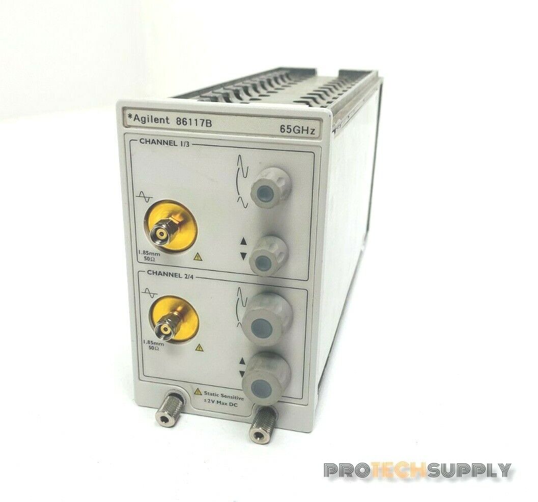Used Agilent Keysight 86117B 65 GHz Dual Channel Electrical Module for Parts/Repair