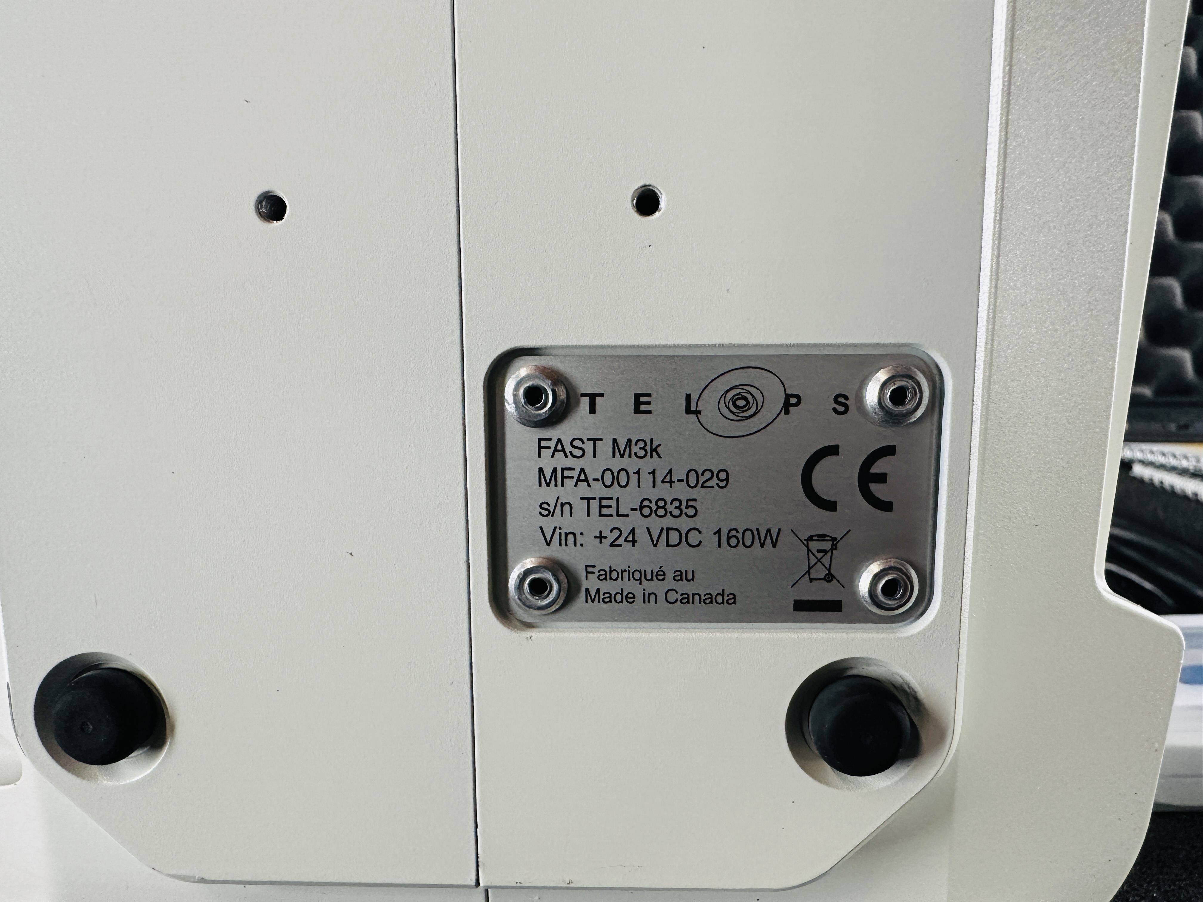 Used Telops FAST M3K High-Speed IR Camera with Software 