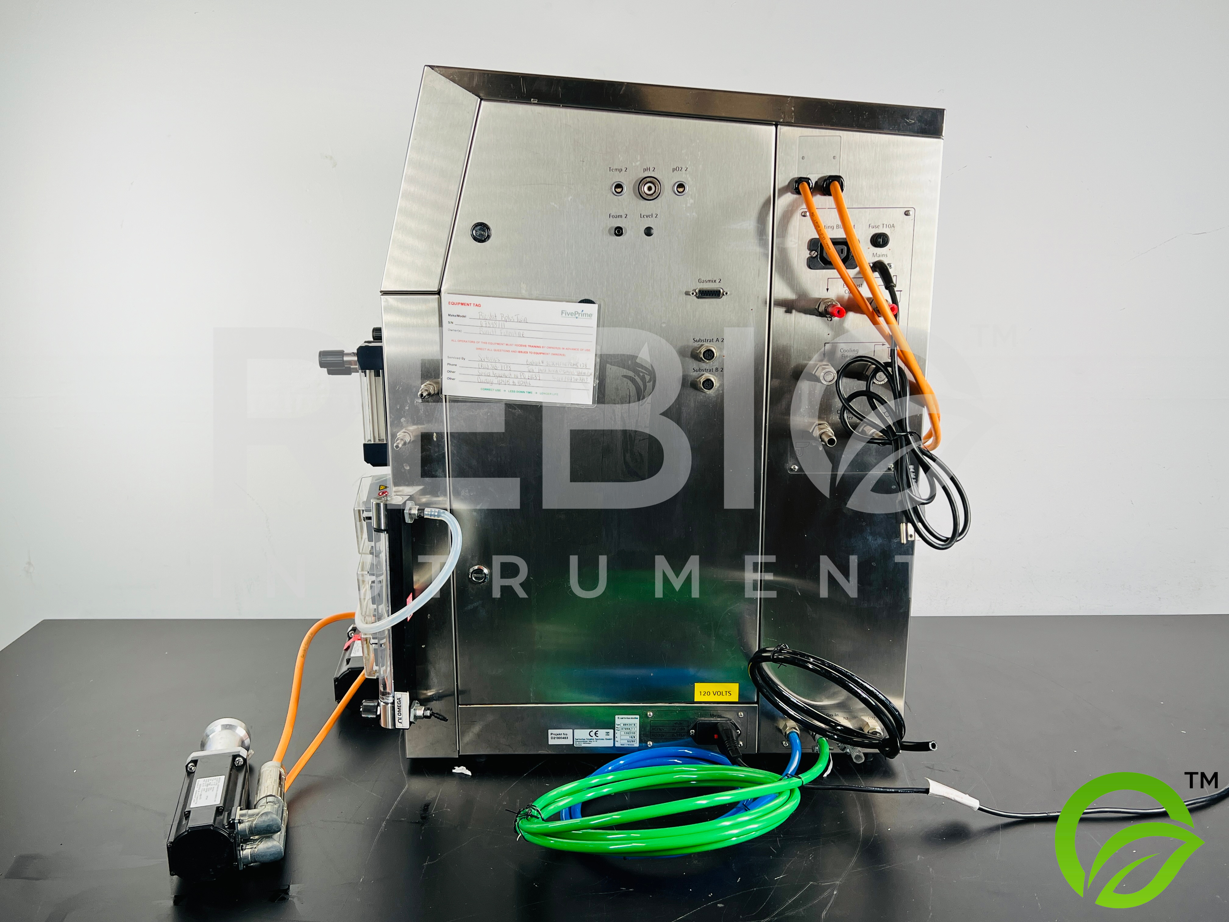 Used Sartorius Biostat B-Plus 8843415 Benchtop Bioreactor with Accessories