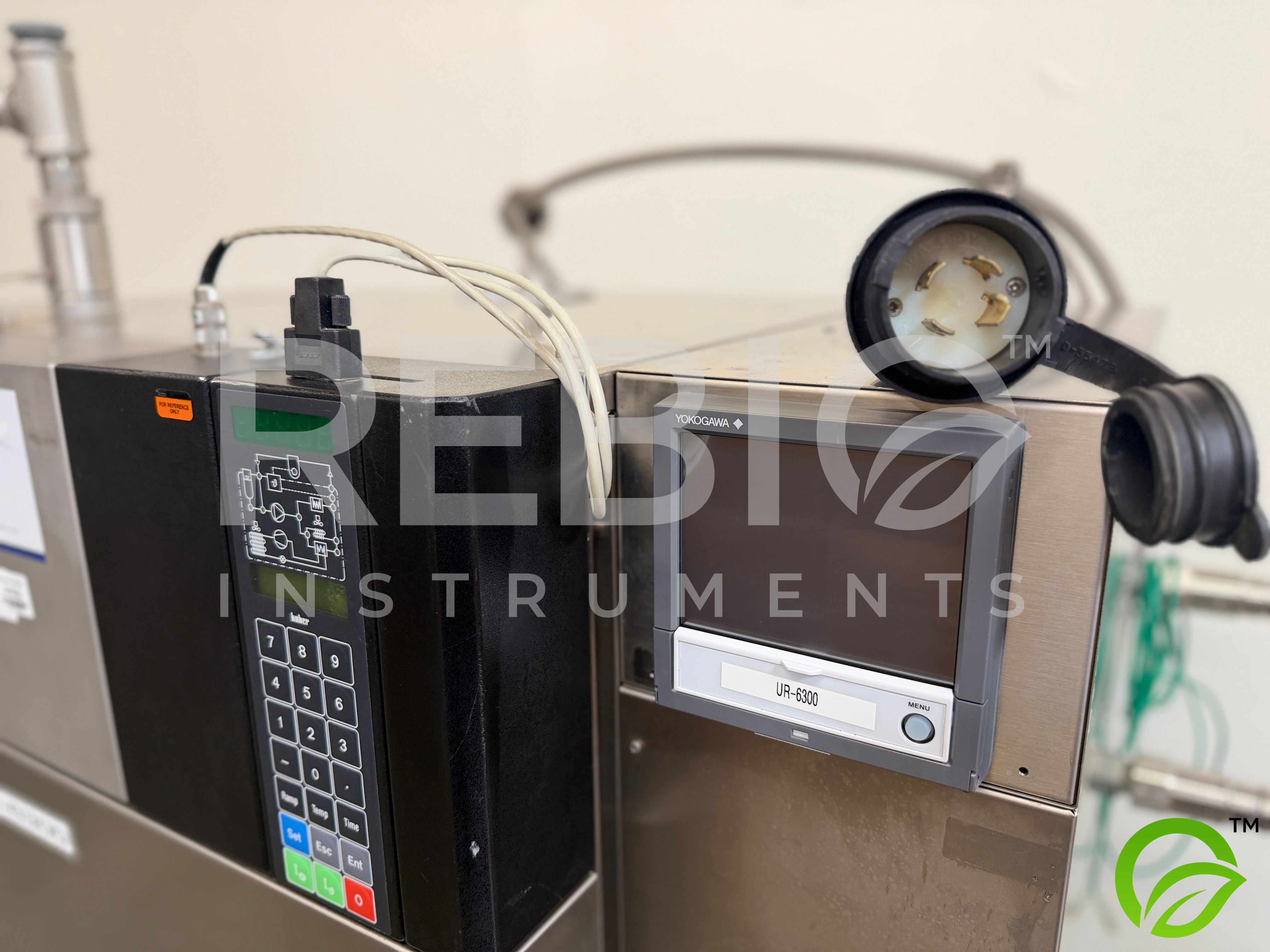 Used Amersham / GE BioProcess Chromatography Skid w/ BPG 100/500 Column, Endress+Hauser Promass, LEWA Pump