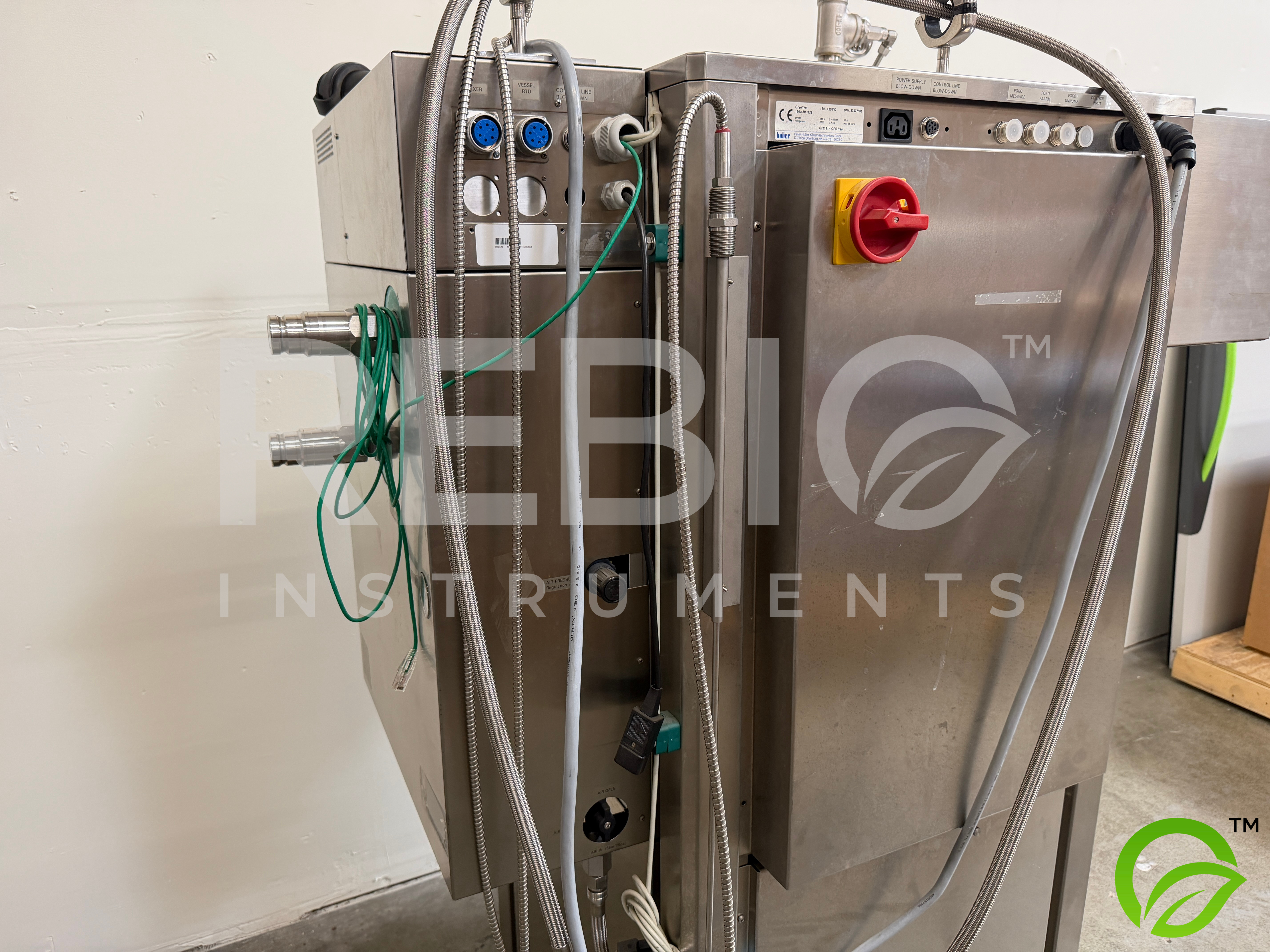 Used Amersham / GE BioProcess Chromatography Skid w/ BPG 100/500 Column, Endress+Hauser Promass, LEWA Pump
