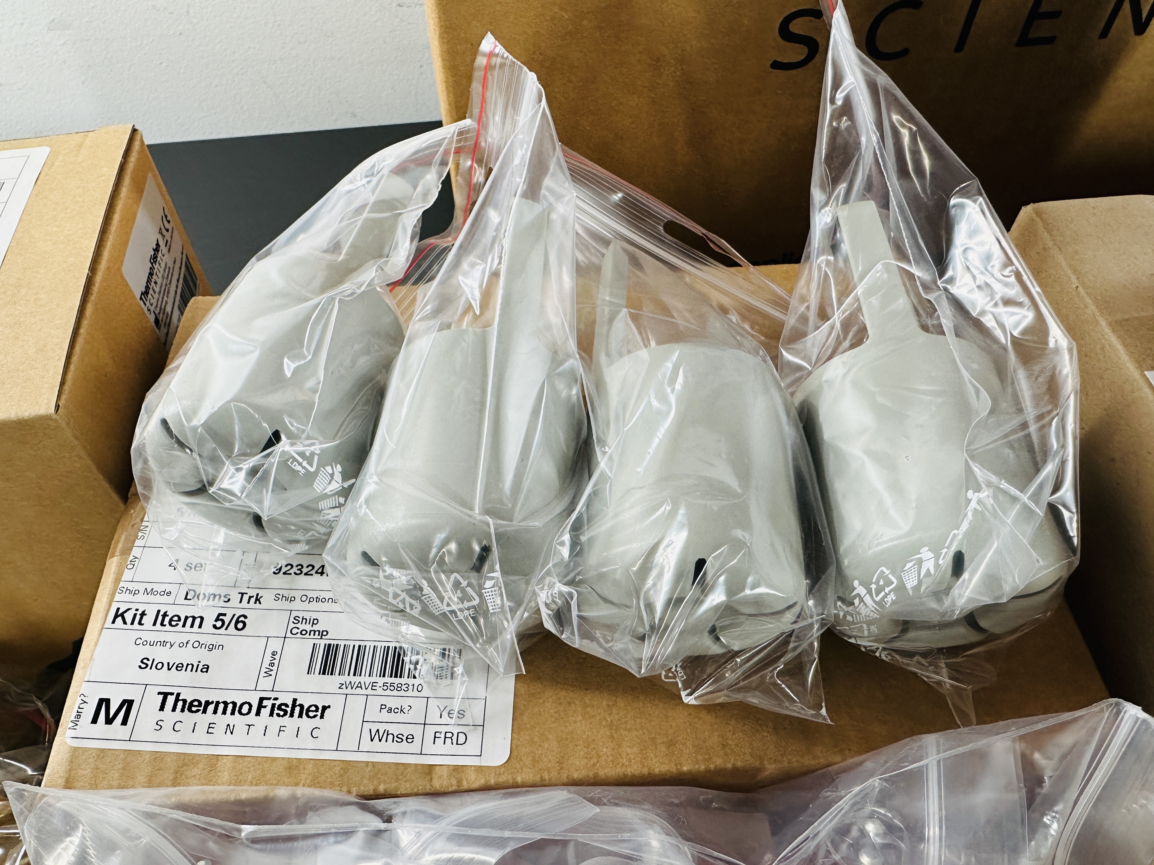 Used Thermo TX-150 Centrifuge Rotor + Buckets + Adapters + Biocontainment Lids