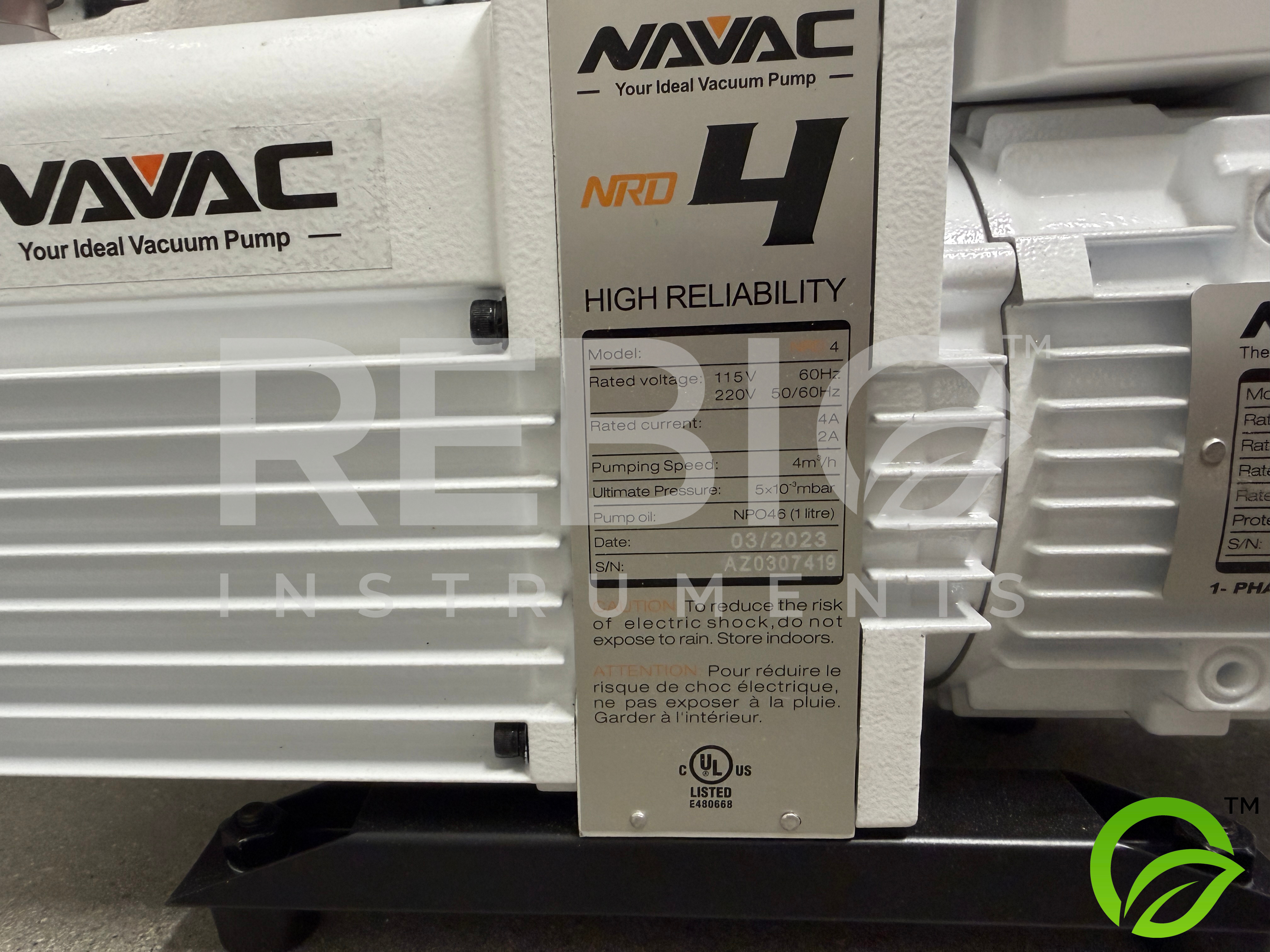 Used  Labconco FreeZone 4.5 7750021 Freeze-Dryer + Navac NRD 4 Vacuum Pump 