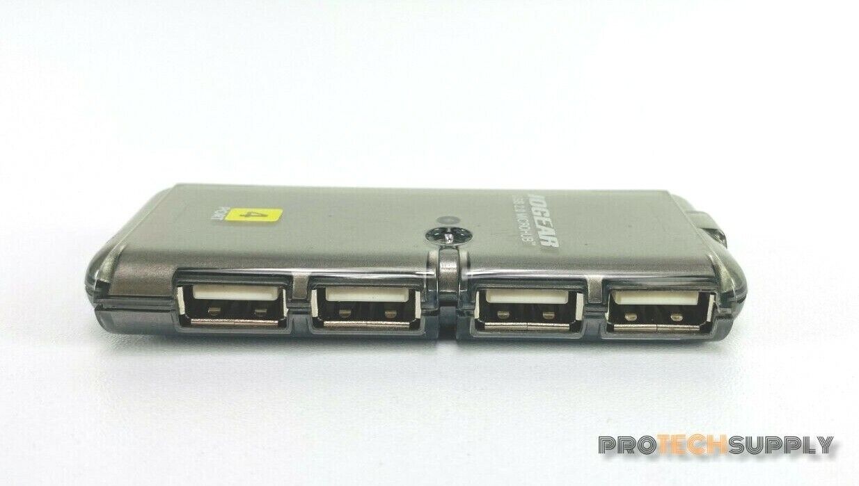 Used IOGEAR GUH274 Ultra Slim 4-Port Hi-Speed USB 2.0 Micro Hub - For MAC or PC 672792502965