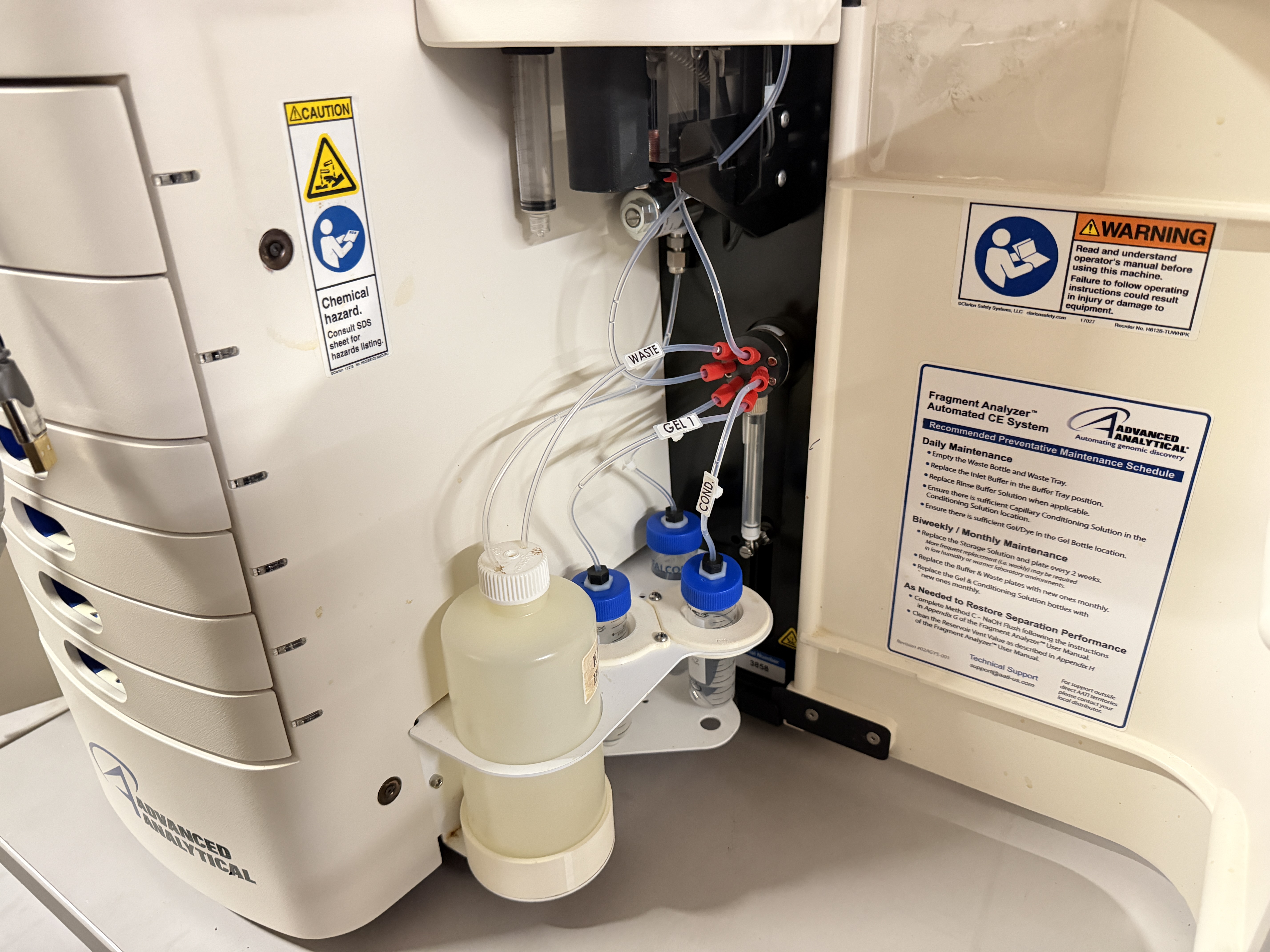 Used Advanced Analytical Agilent 5300 Fragment Analyzer Automated CE System