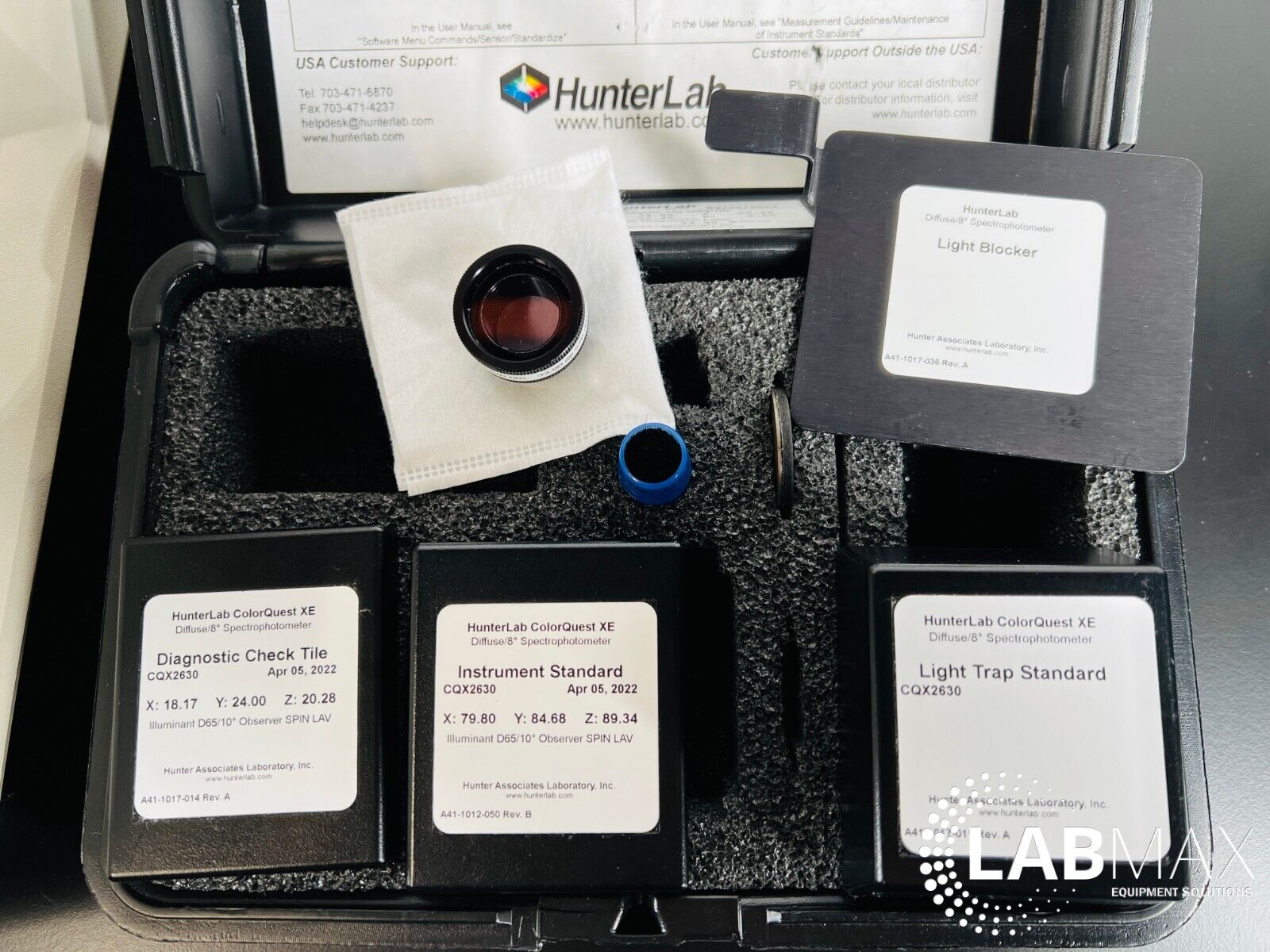 Used HunterLab ColorQuest XE Spectrophotometer with WARRANTY