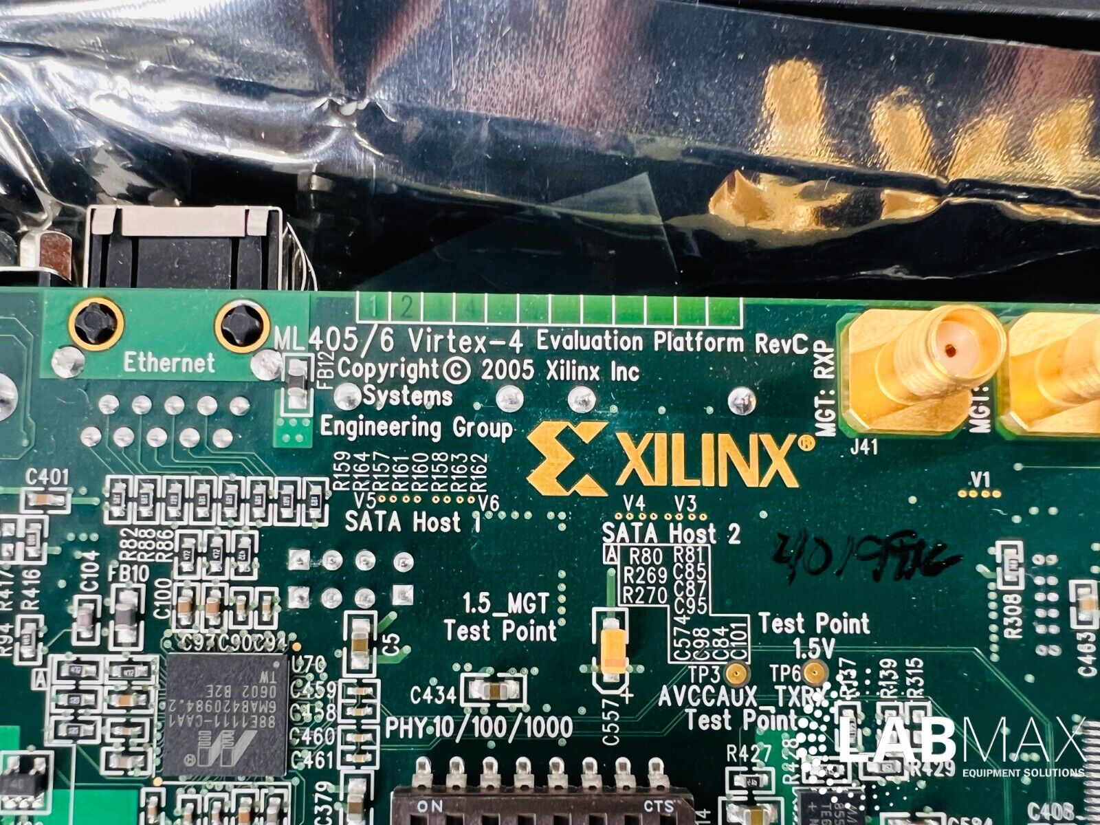 Used Xilinx Virtex-4 FX20 Evaluation Platform ML405 with WARRANTY