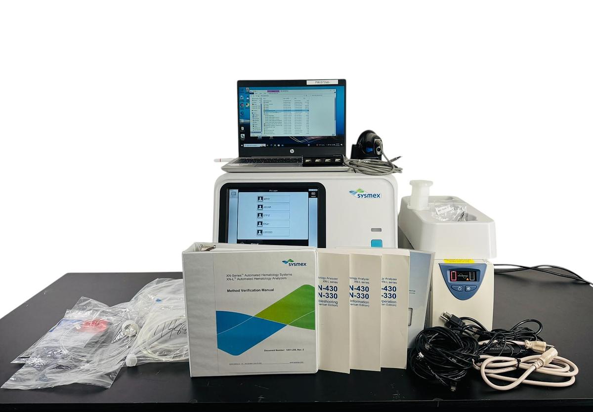 Used Sysmex XN-430 Hematology Analyzer + PowerVar + Sofware