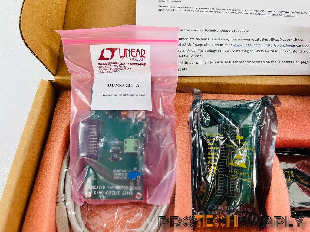 Linear Demo Circuit board 2209A 2214A 2213A 2212A RTD Thermocoupler Thermistor