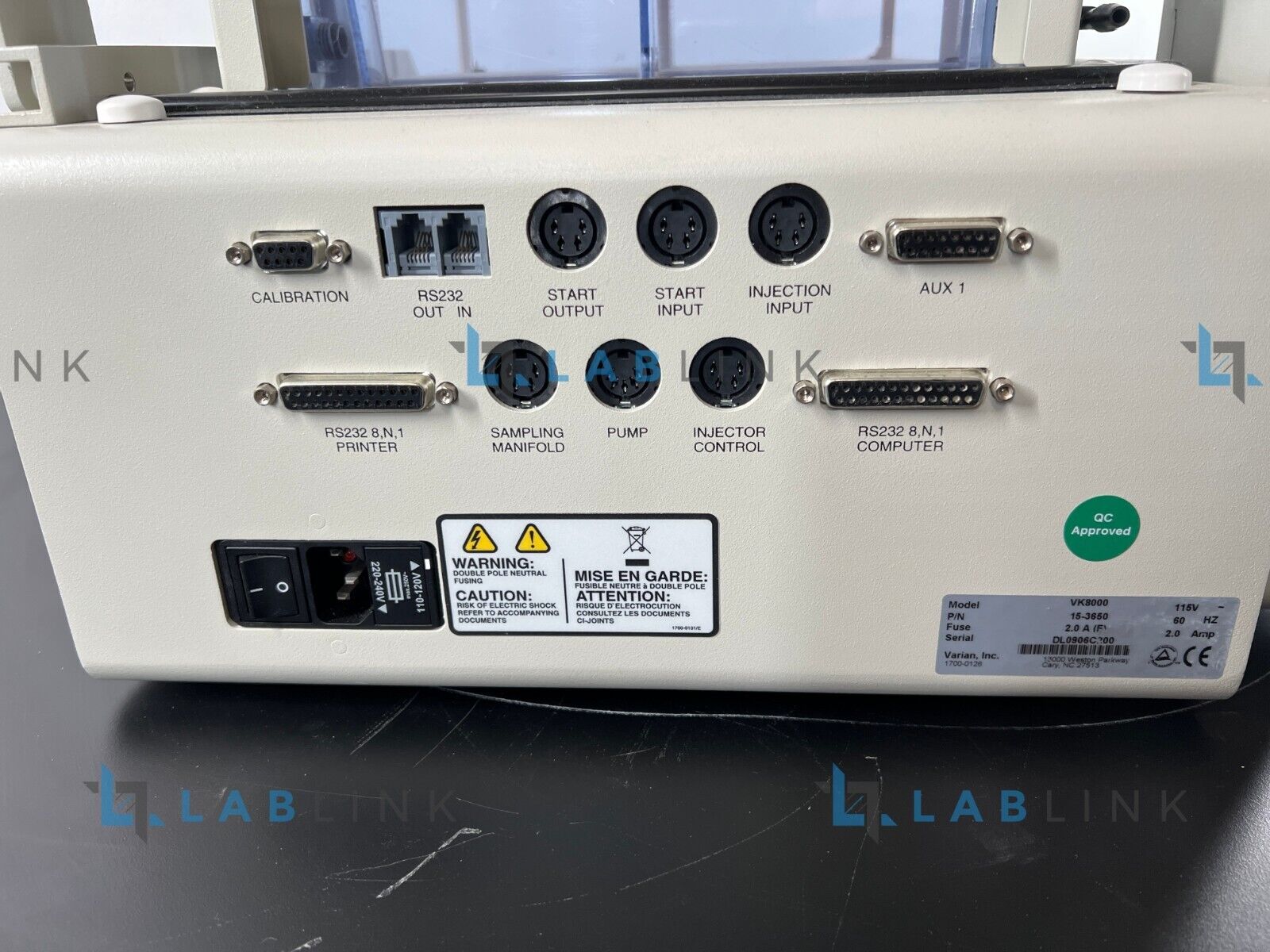 Used Varian VK 8000 Dissolution Sampling Station with WARRANTY