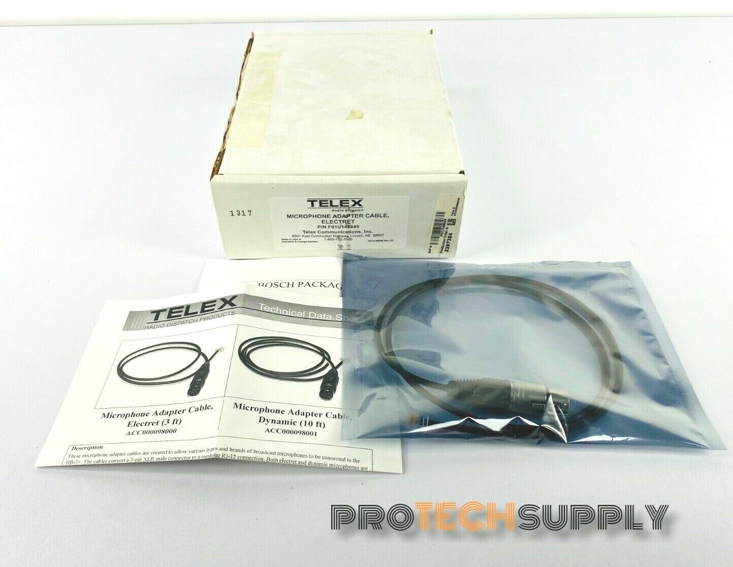 NEW Bosch Microphone Adapter Cable Electret F01U148845