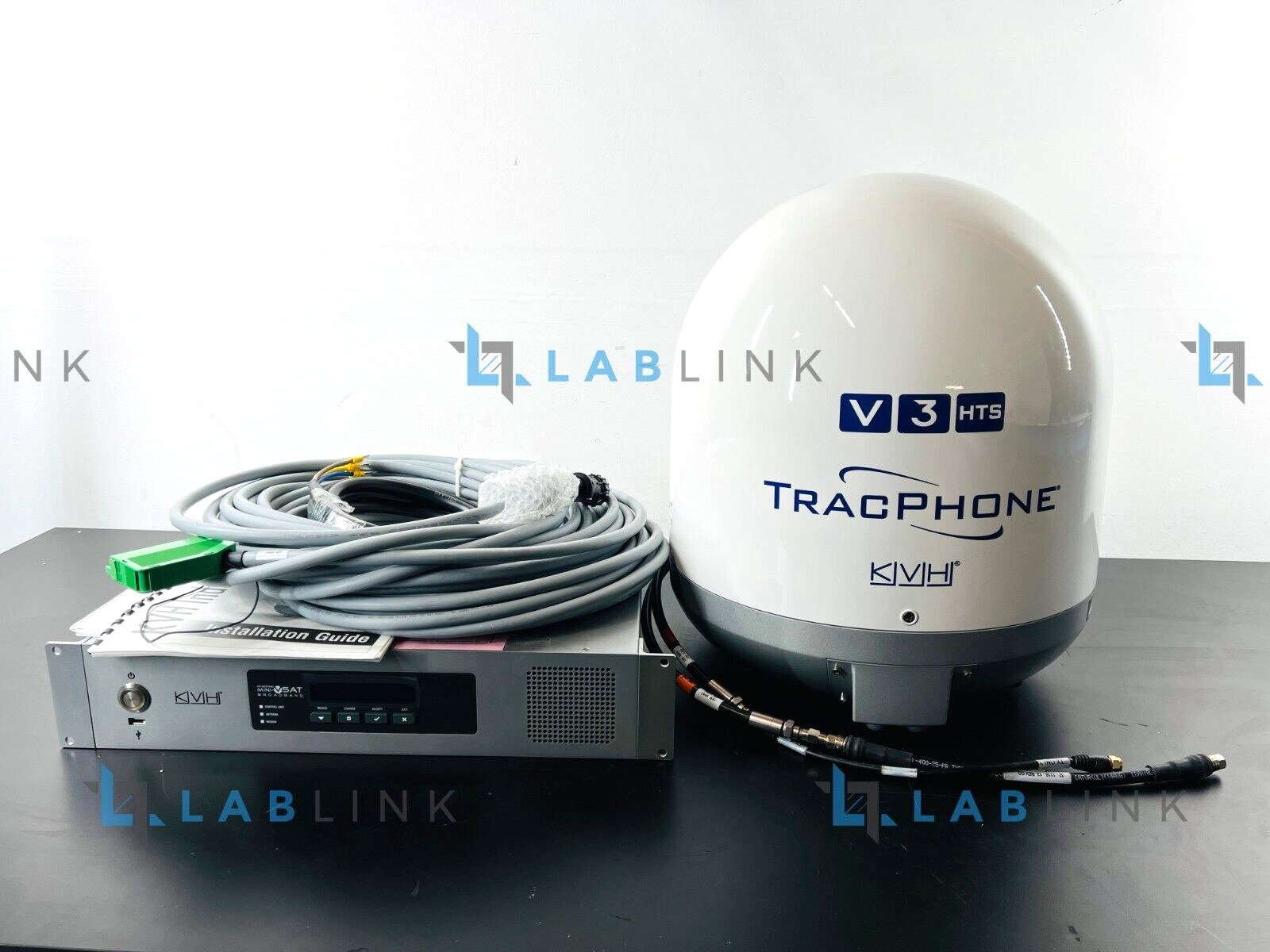 Used KVH Tracphone V3 HTS VSAT Marine Satellite Internet and Voice Communications