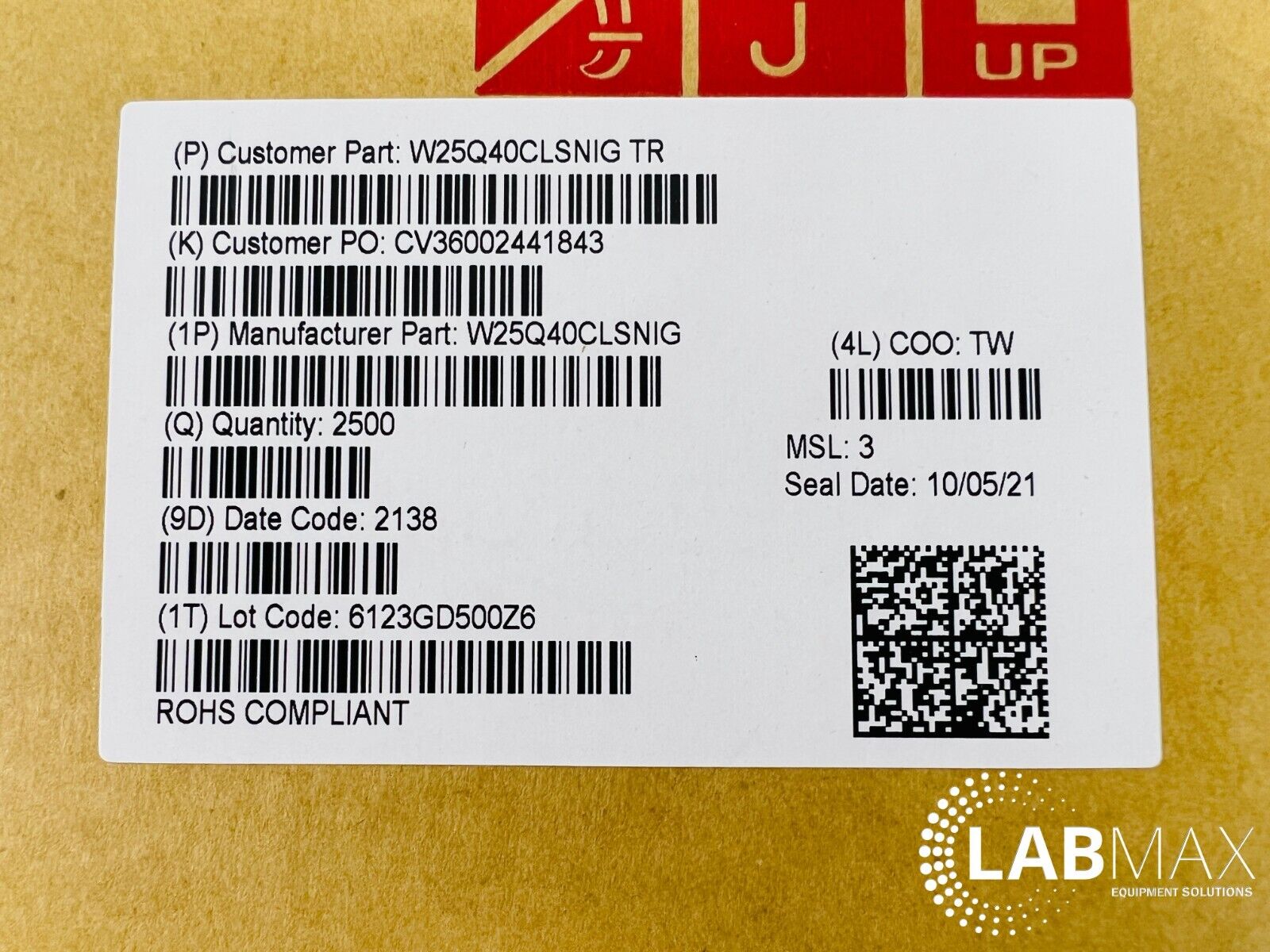 (Reel of 2500) Winbond W25Q40CLSNIG TR Serial Flash Memory Chip SEALED