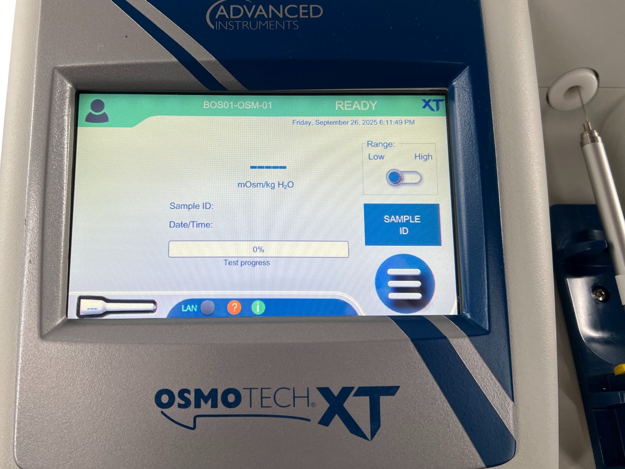 Used Advanced Instruments OsmoTECH XT Single-Sample Micro-Osmometer