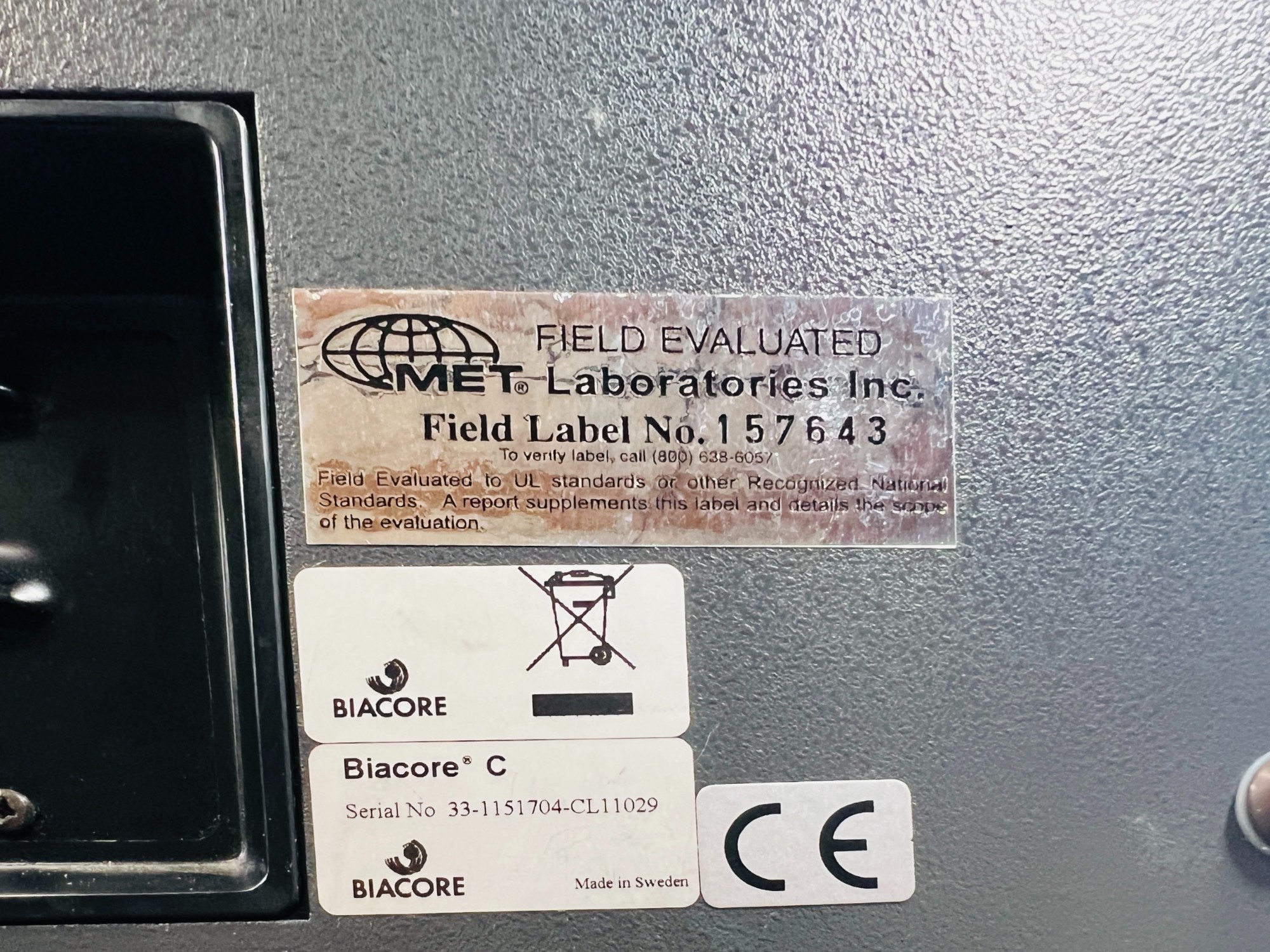 Used Biacore C Surface Plasmon Resonance (SPR) System