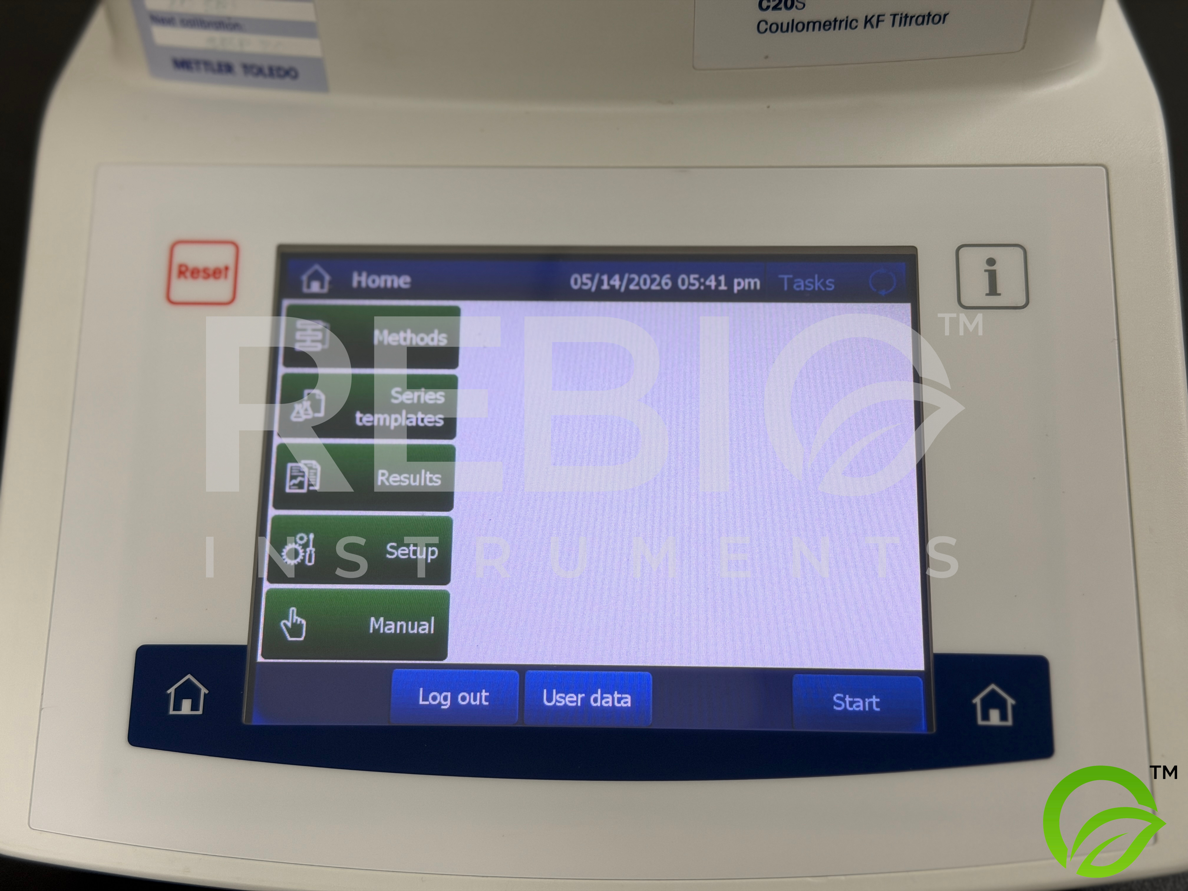 Used Mettler Toledo C20S Compact Coulometric Karl Fischer KF Titrator