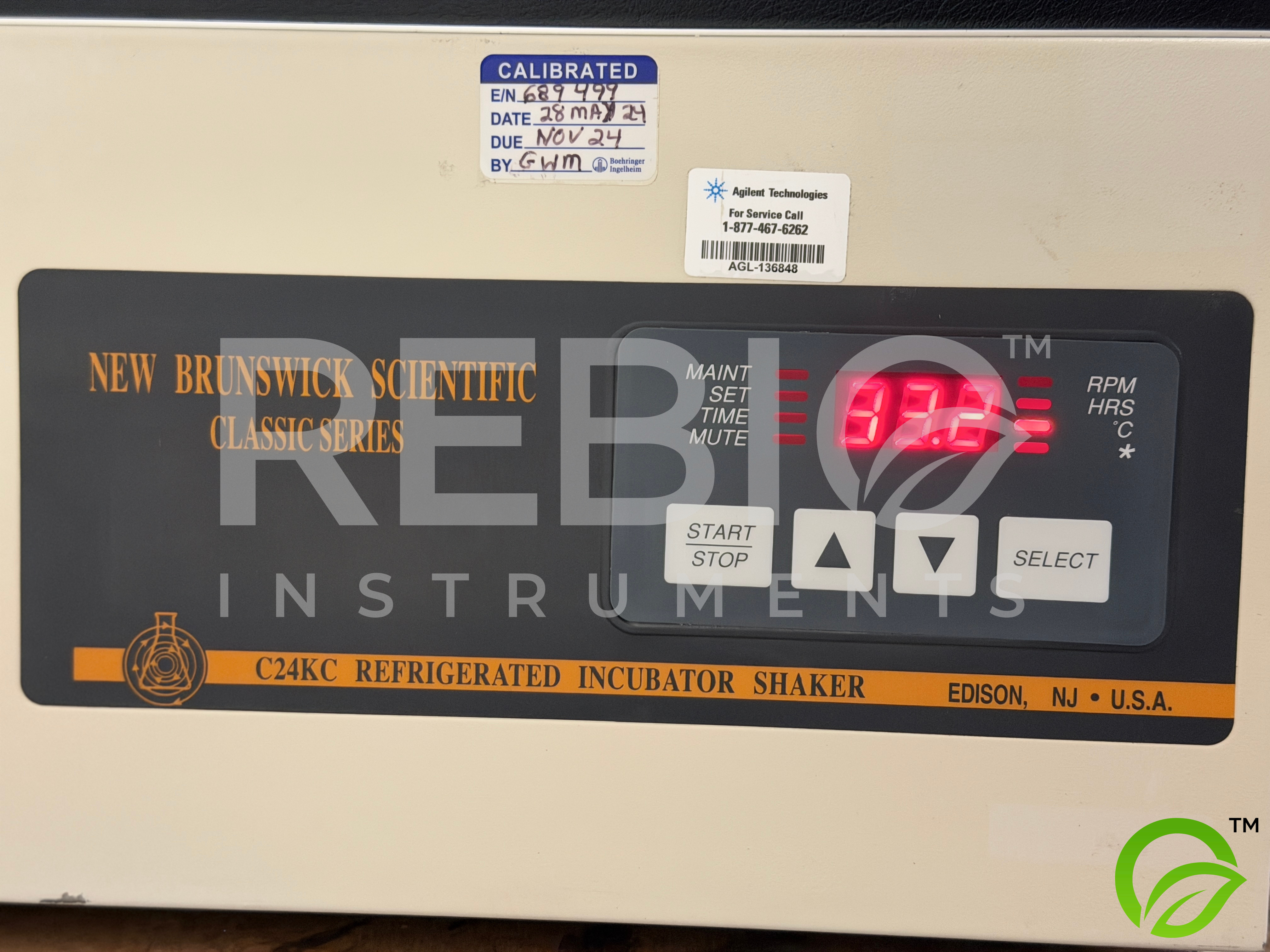 Used New Brunswick Classic C24KC Refrigerated Benchtop Incubator Shaker — Tested, Fully Functional