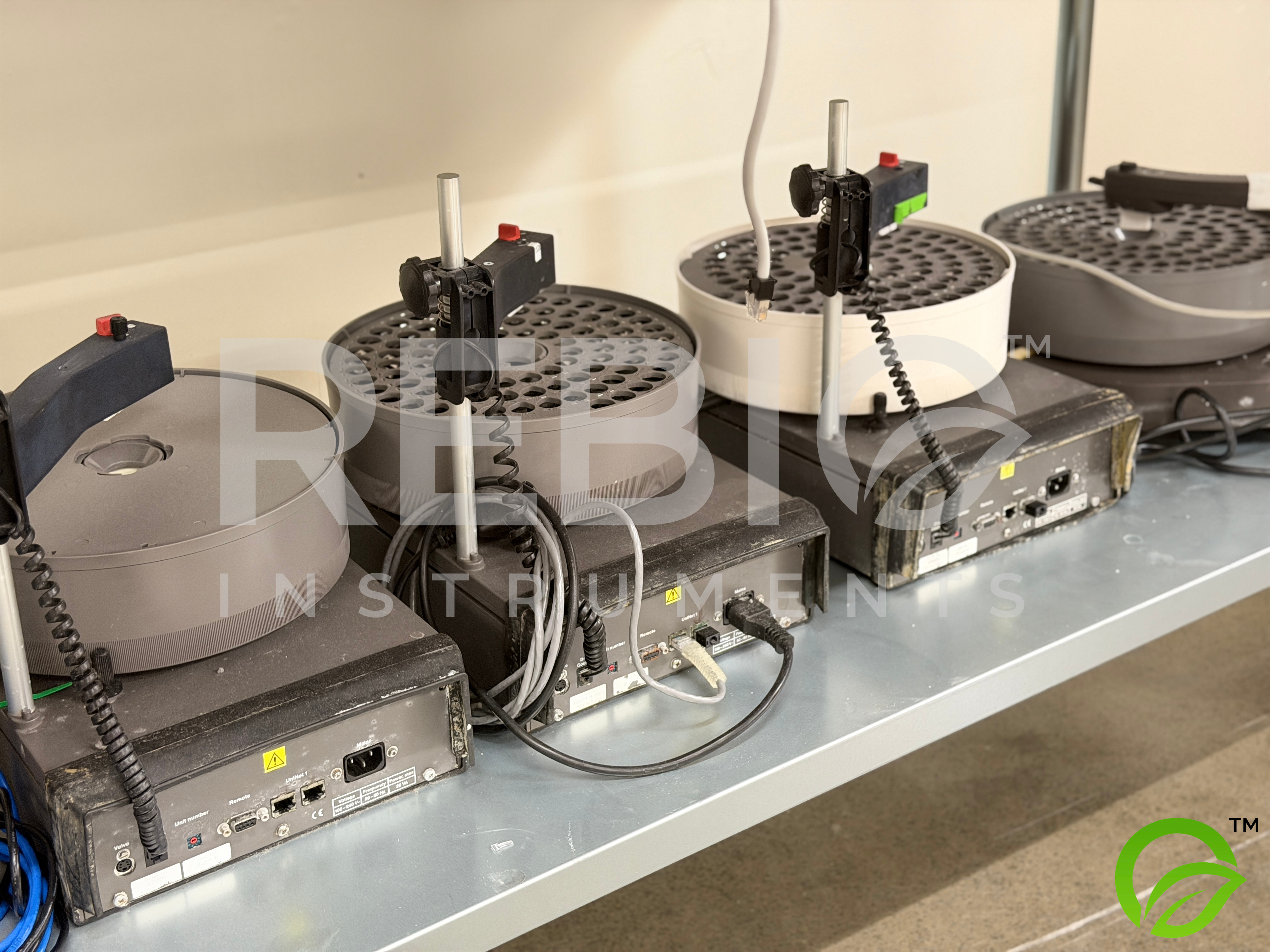 Used Lot of 3 GE AKTA Explorer FPLC Systems — 3x CU-950, 3x Frac-900, 1x Frac-920 — Protein Purification