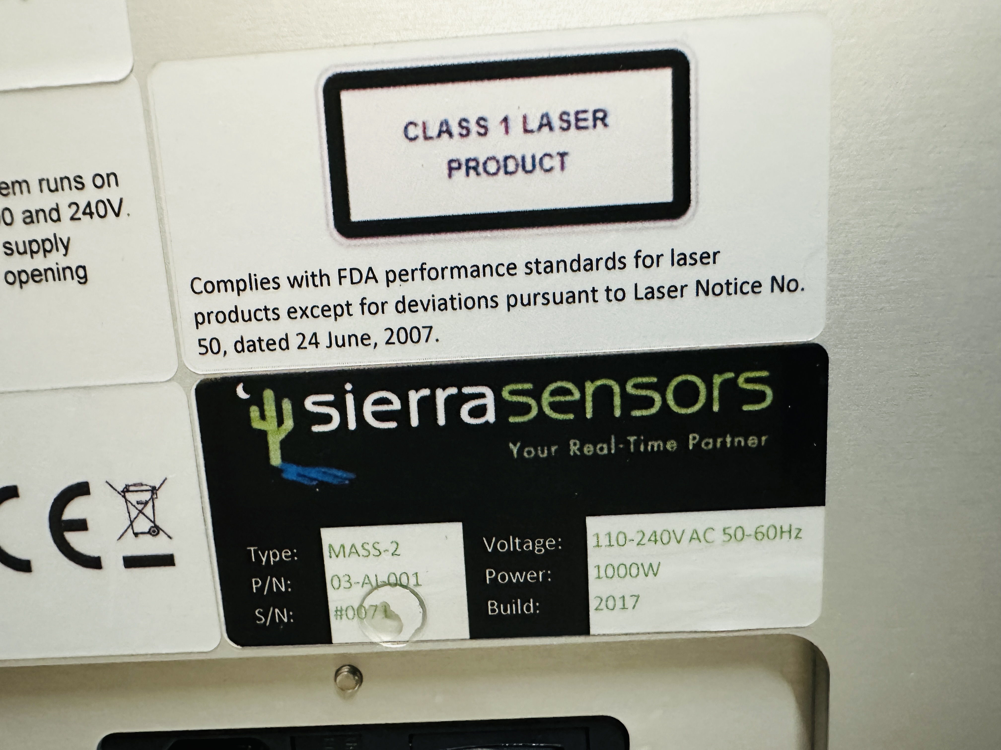 Used Bruker Sierra Sensors MASS-2 SPR System