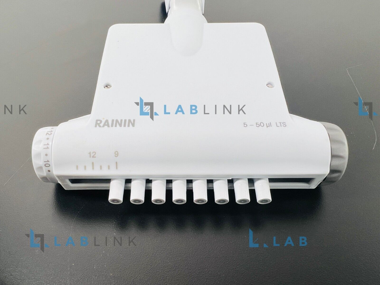 Used Rainin E4 XLS 5-50uL LTS 8 Channel Pipette Pipet + Charger with WARRANTY