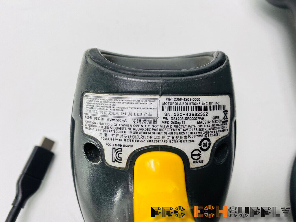 Used Lot of (7) Laser Barcode Scanner Zebra Honeywell Motorola NCR