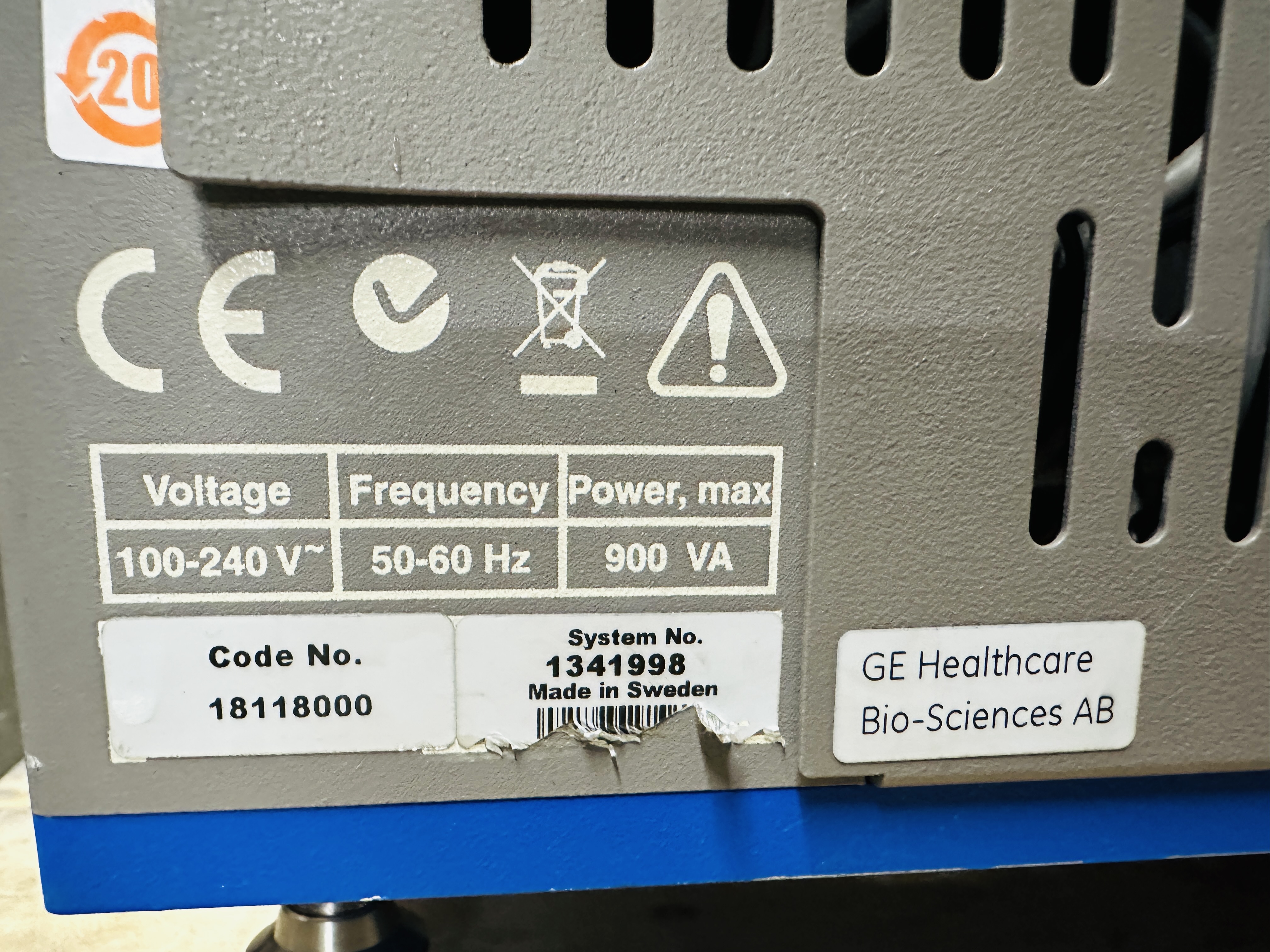 Used GE AKTAcrossflow Tangential Flow Filtration (TFF) System