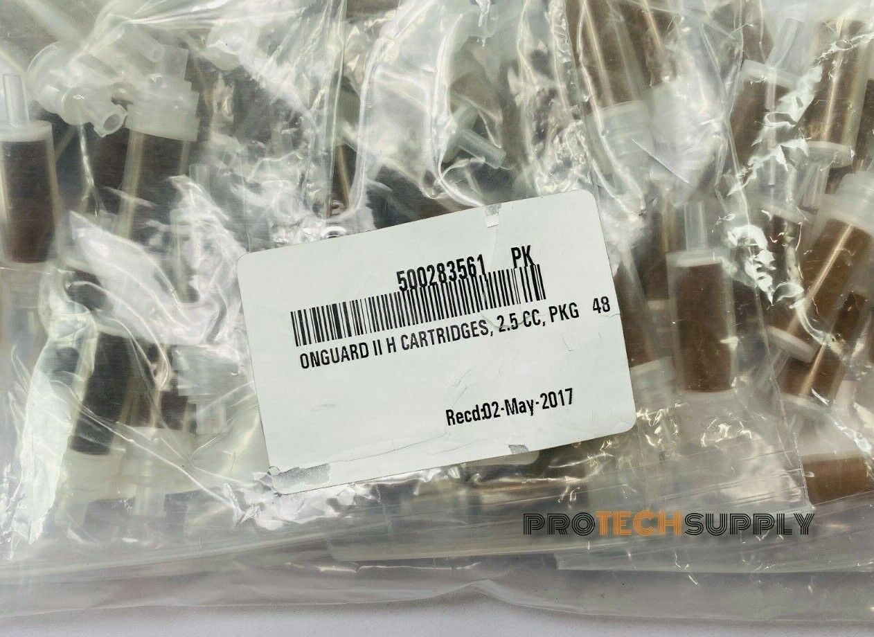 Thermo Scientific Dionex OnGuard II H 2.5cc Cartridge Pack of 48 NEW