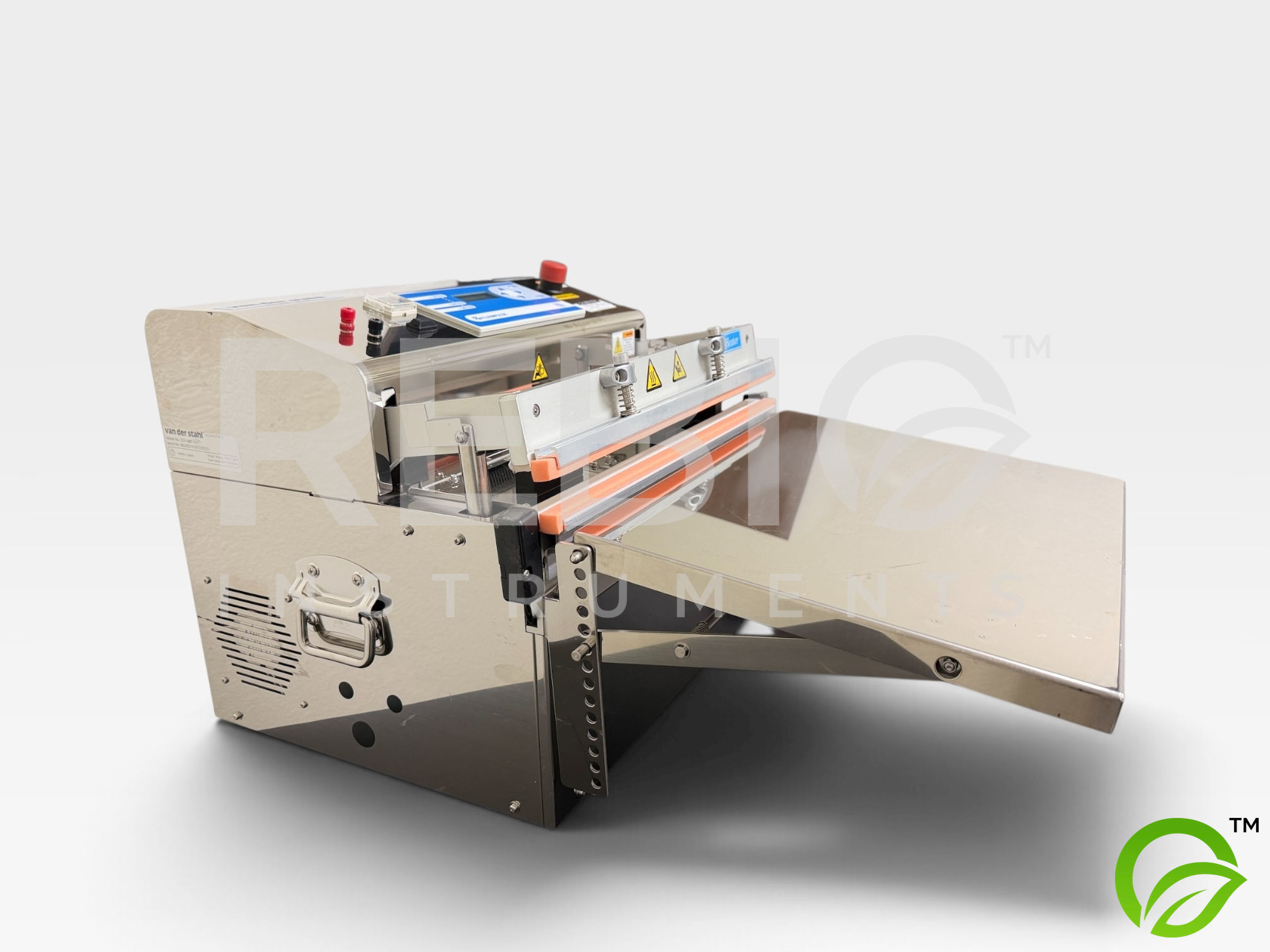 Used Van der Stahl V-460-10 Vacuum Pouch Sealer 460mm Gas Flush Device