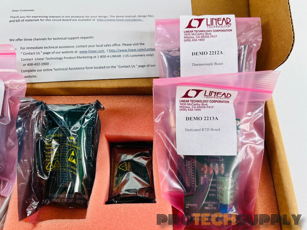 Linear Demo Circuit board 2209A 2214A 2213A 2212A RTD Thermocoupler Thermistor