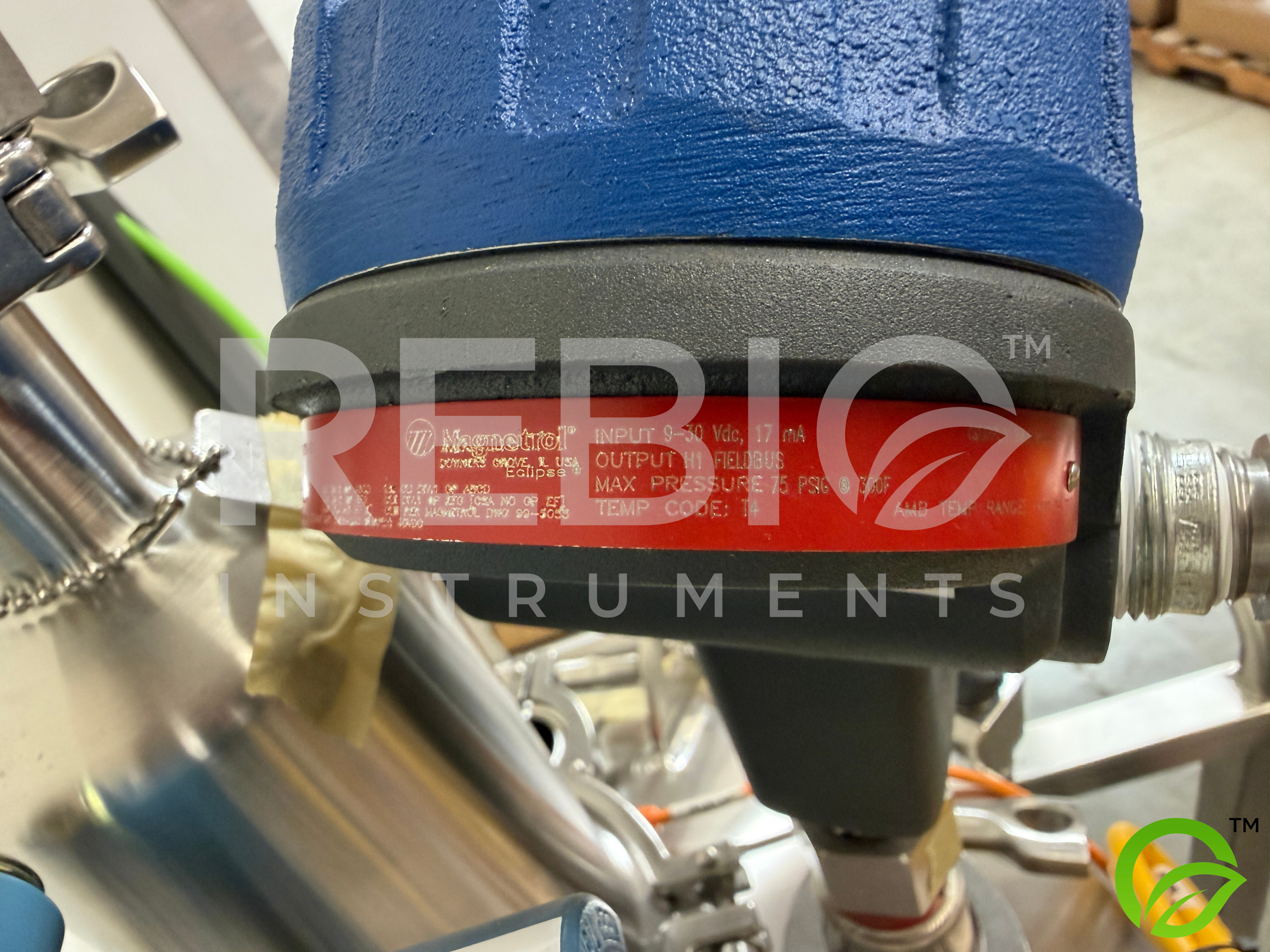Used Allegheny Bradford 50L Stainless Buffer Break Tank Skid w/ Endress+Hauser Promass P, Rosemount Instruments — ASME U-Stamp, BPE-Compliant