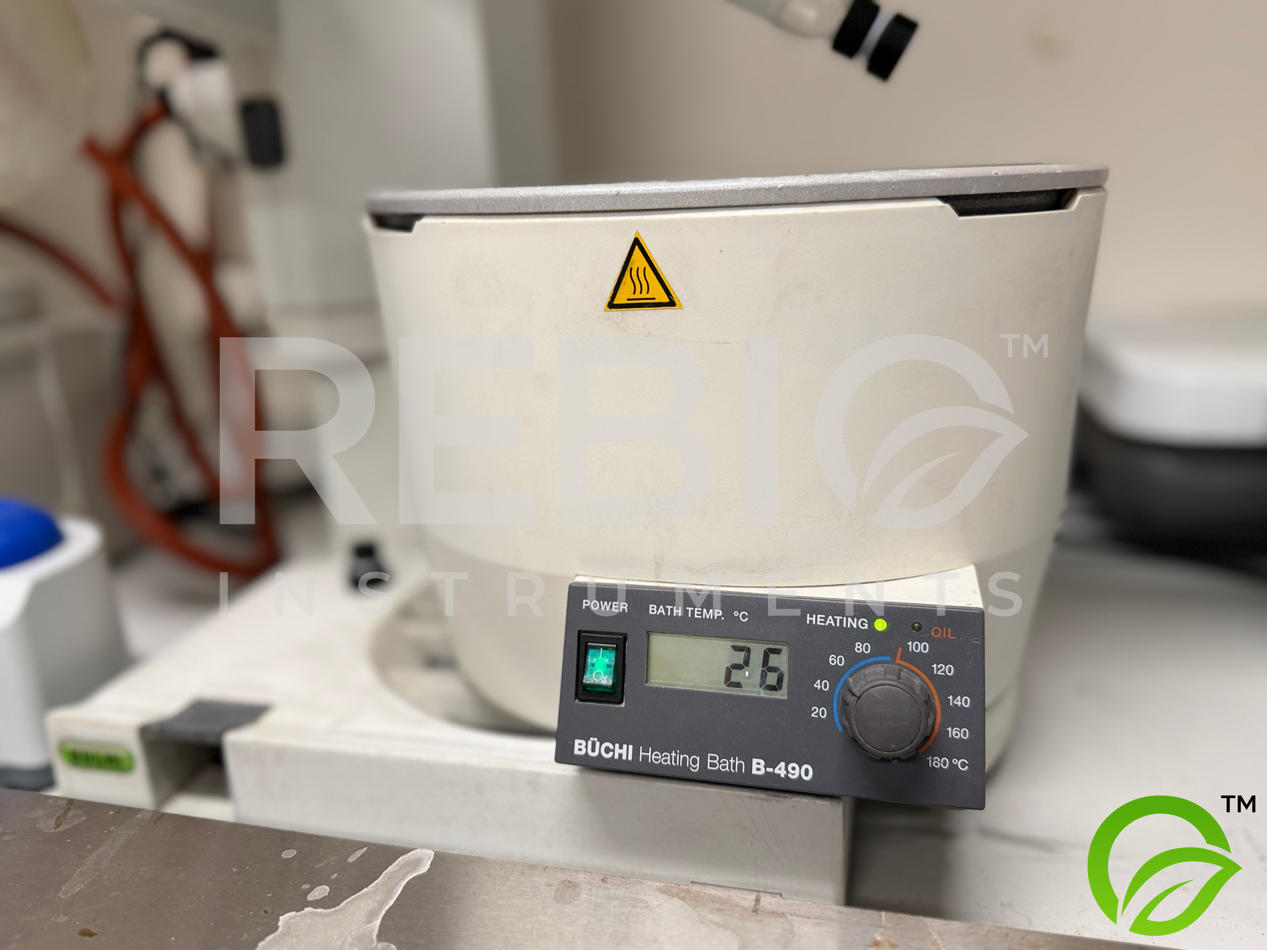 Used Buchi Rotavapor R-200 + V-500 Vacuum Pump