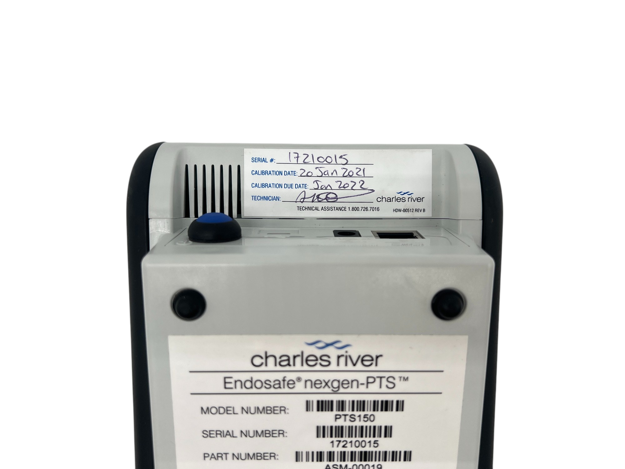 Used Charles River PTS150 Endosafe Nexgen-PTS