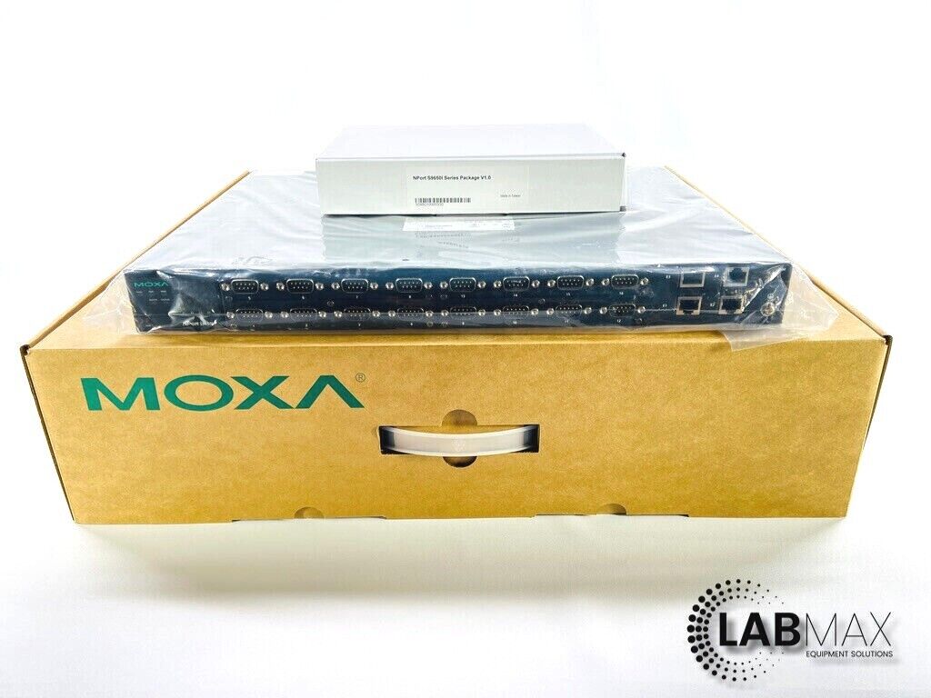 MOXA NPort S9650I-16-2HV-E-T 16-port Rugged Device Server NEW with WARRANTY