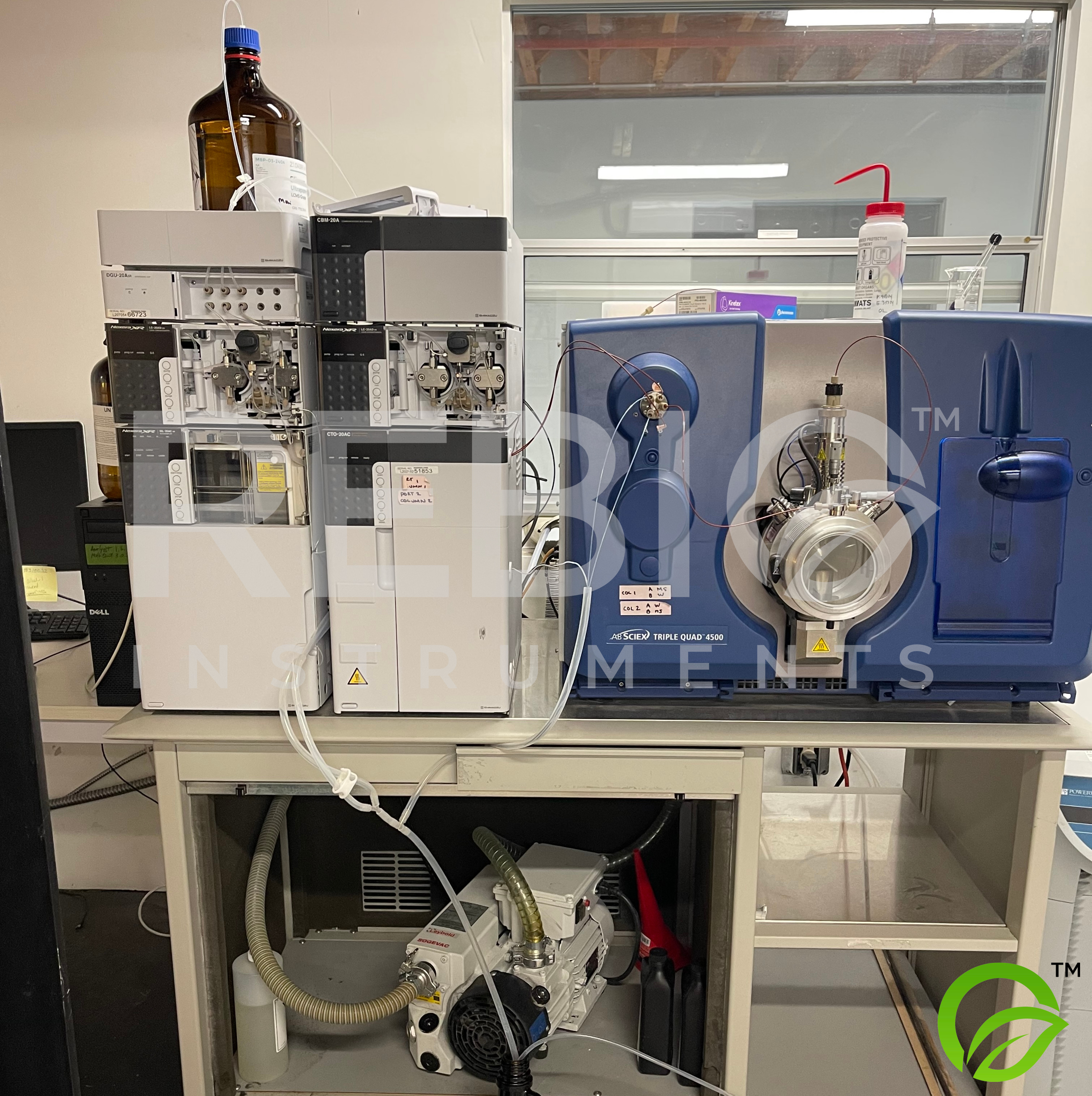 Used AB SCIEX Triple Quad 4500 LC-MS/MS — Shimadzu Nexera XR UHPLC, Peak Generator, with Analyst & MultiQuant