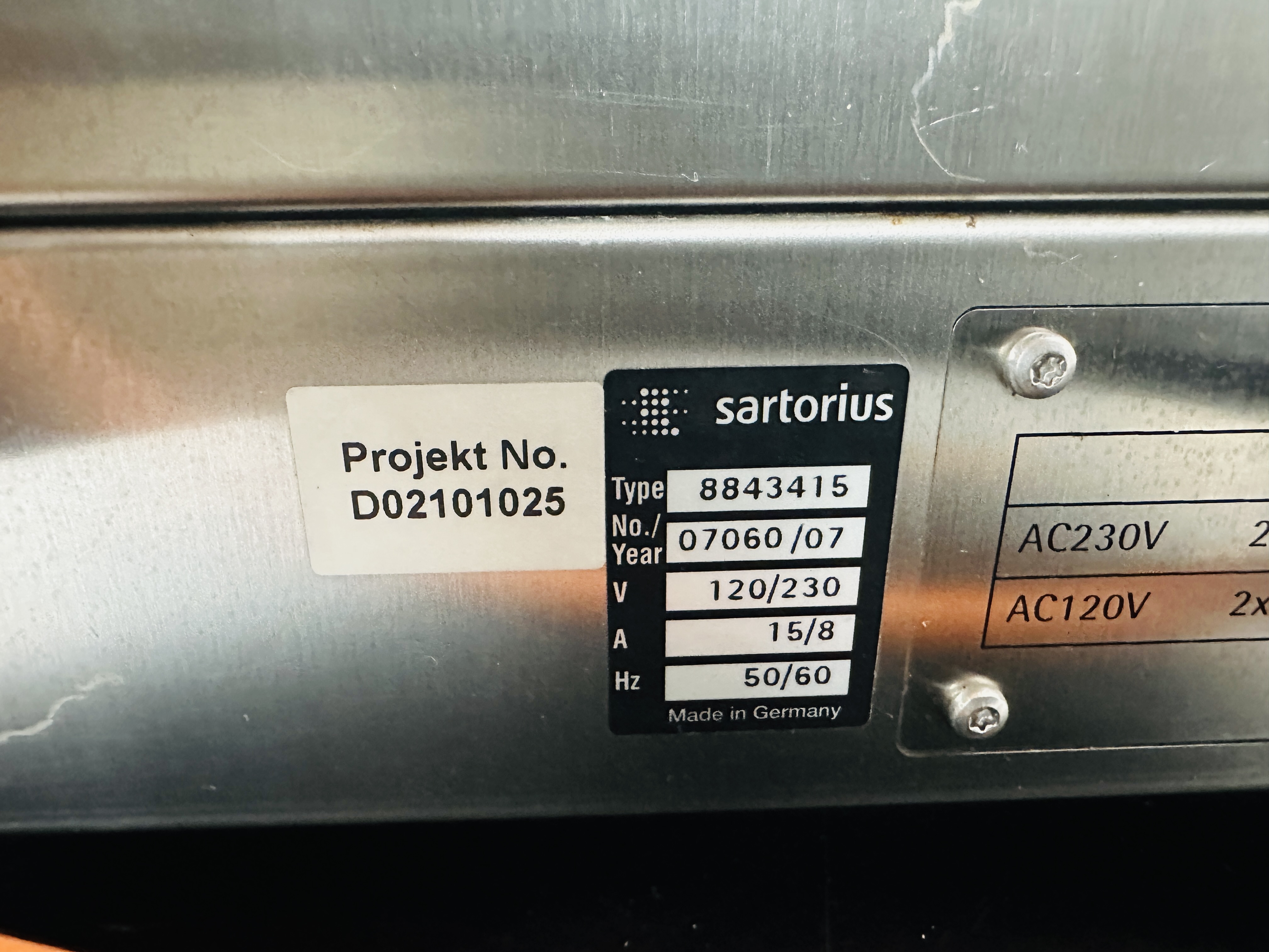 Used Sartorius Biostat B-Plus 8843415 Benchtop Bioreactor Controller with Accessories