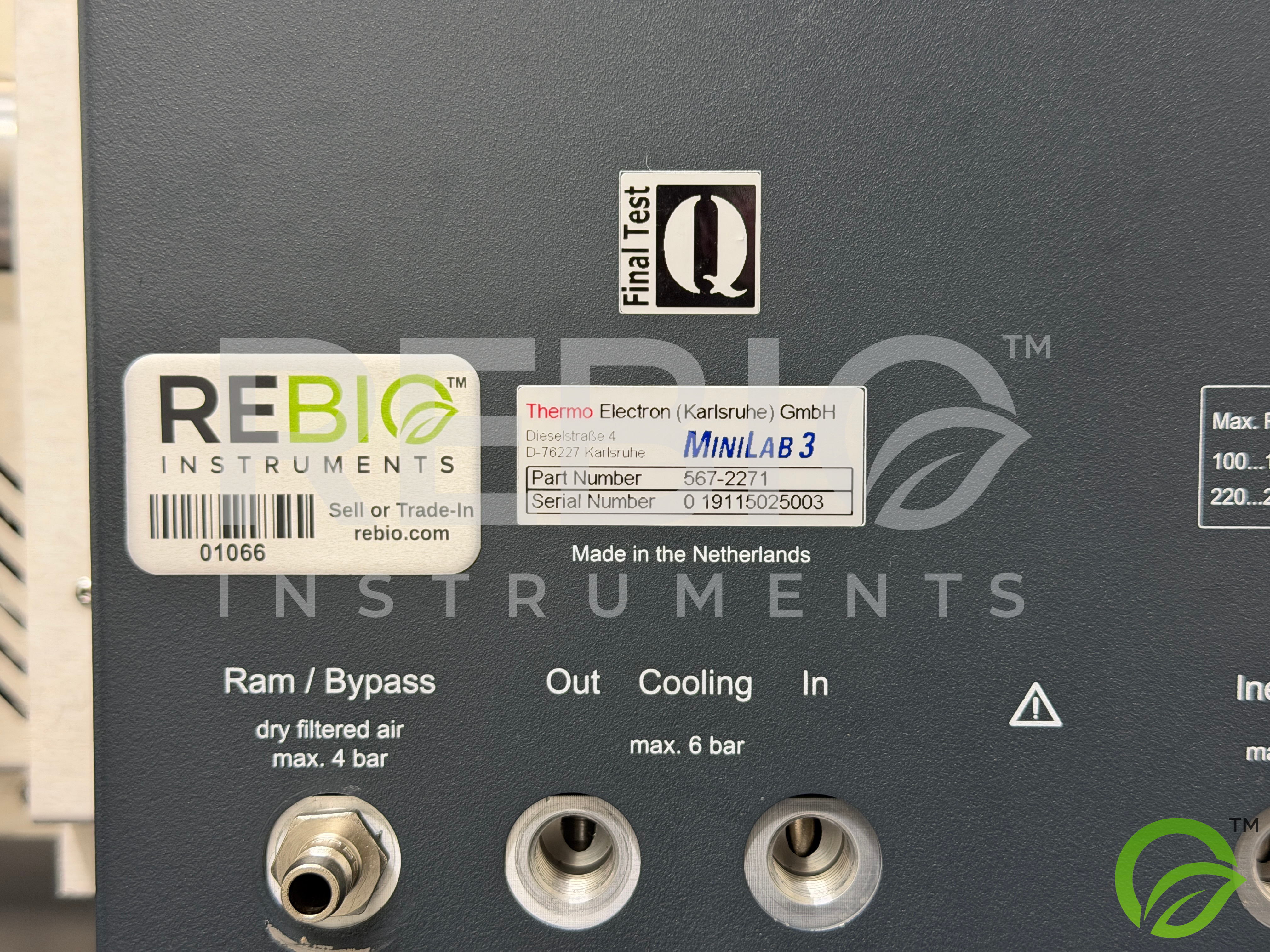 Used Thermo Scientific HAAKE MiniLab 3 Micro Compounder Twin Screw Extruder 567-2271