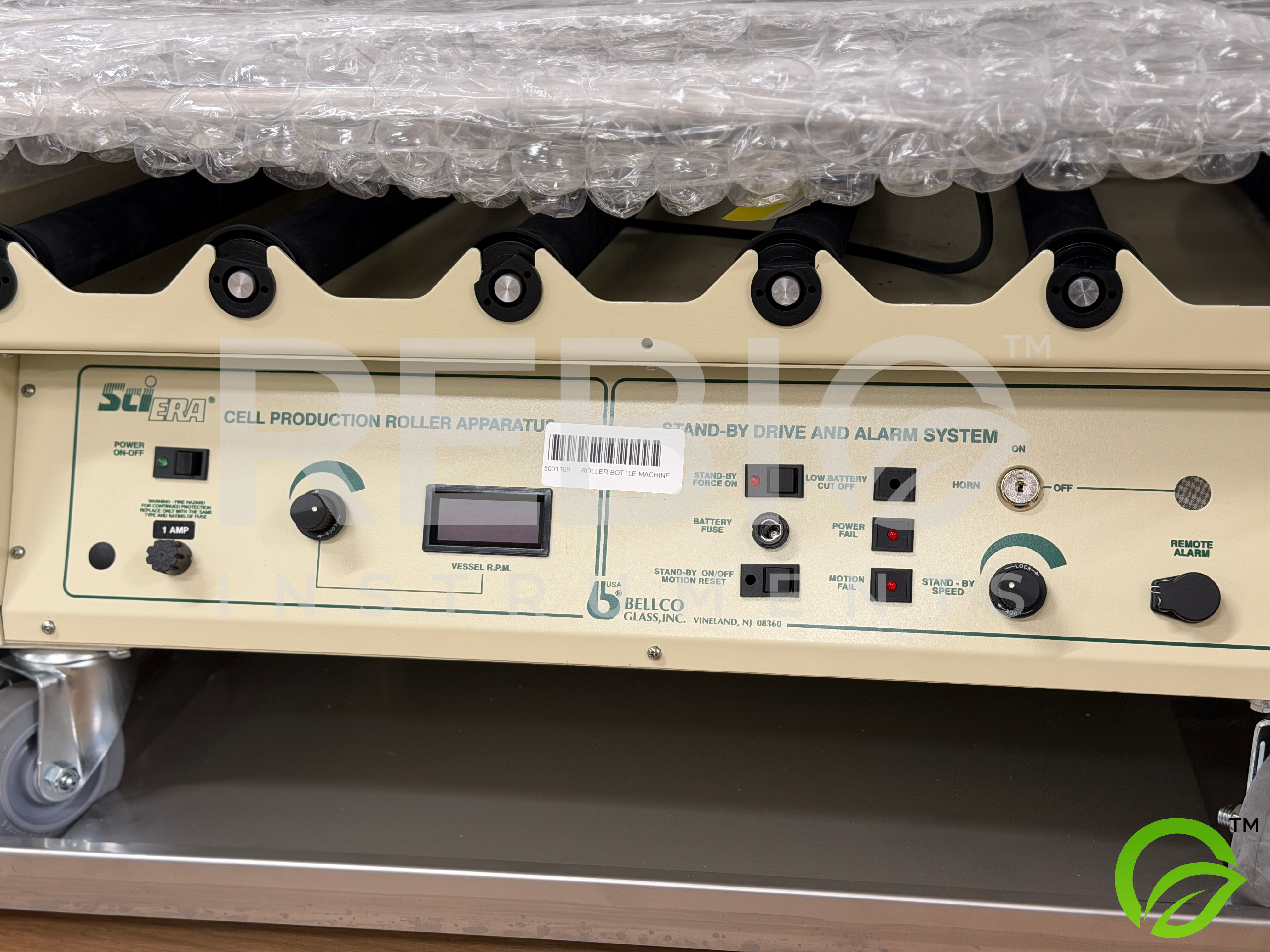 Used Shel Lab CO2 Incubator with SCI ERA Fixed Frame Cell Production Roller 