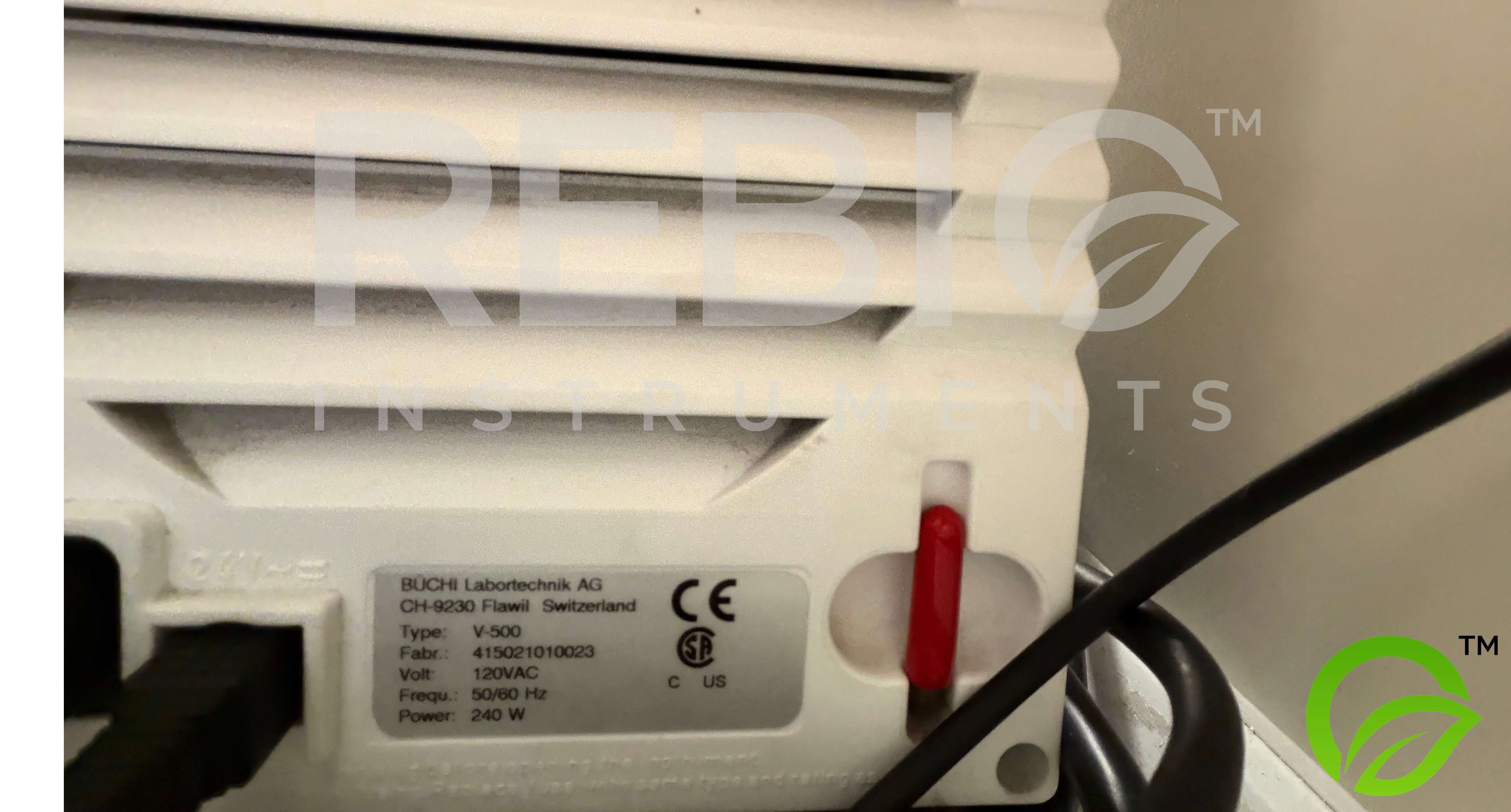 Used Buchi Rotavapor R-200 + V-500 Vacuum Pump