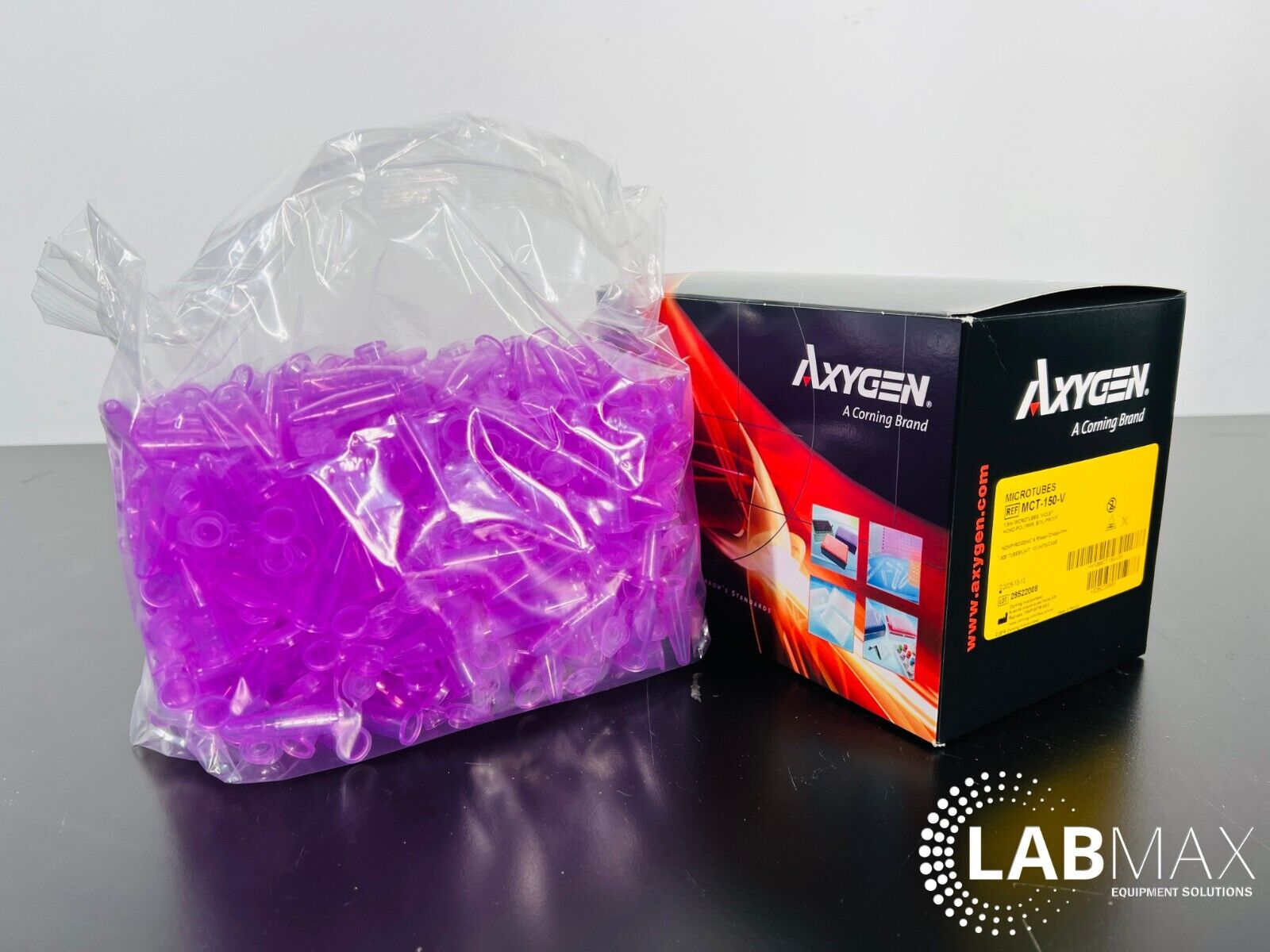 Axygen 1.5 mL Snaplock Microcentrifuge Tube MCT-150-V (500 Tubes)