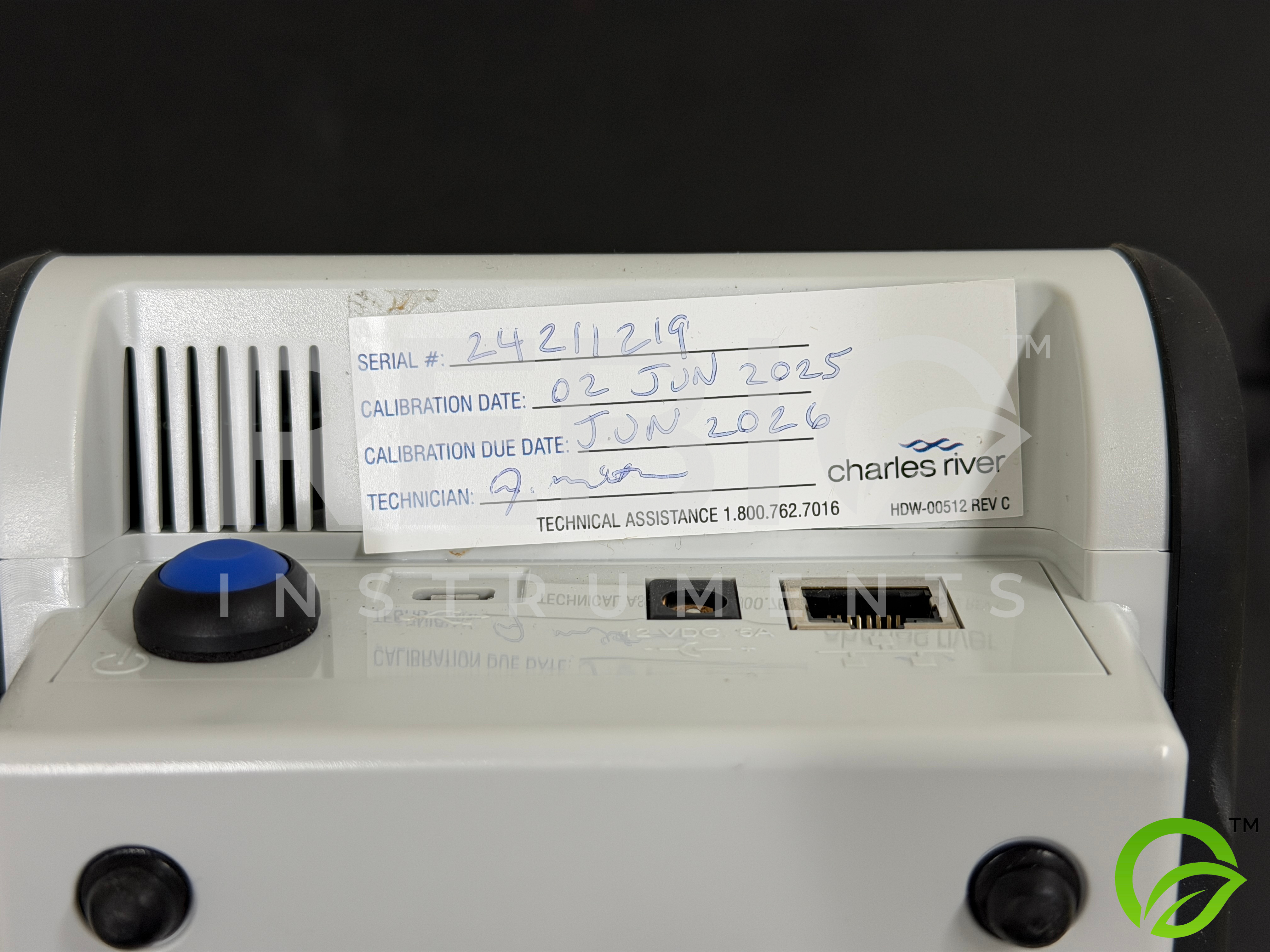 Used Charles River PTS150 Endosafe Nexgen-PTS Current Calibration 