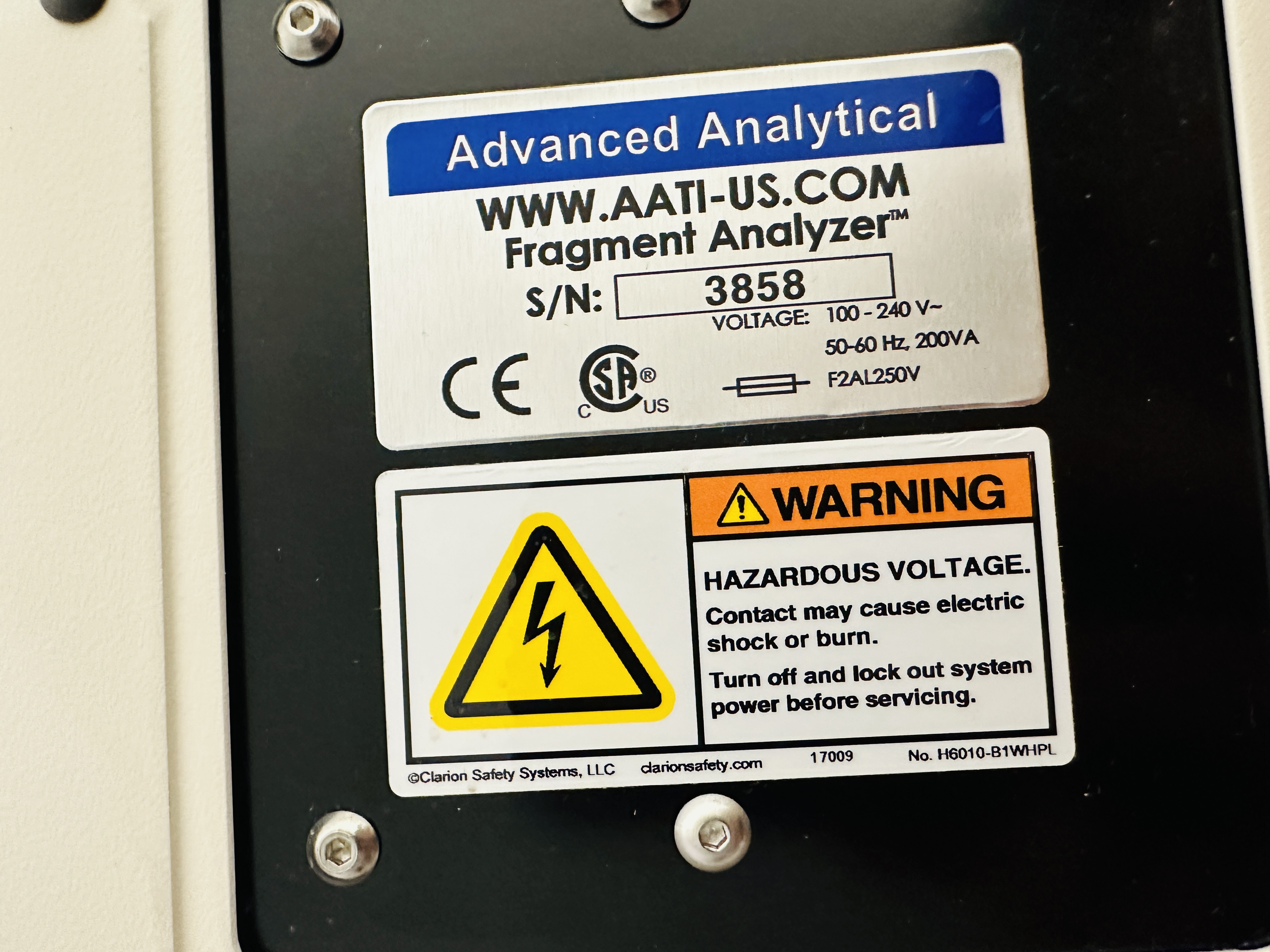 Used 2021 Agilent 5300 Fragment Analyzer Automated CE System 