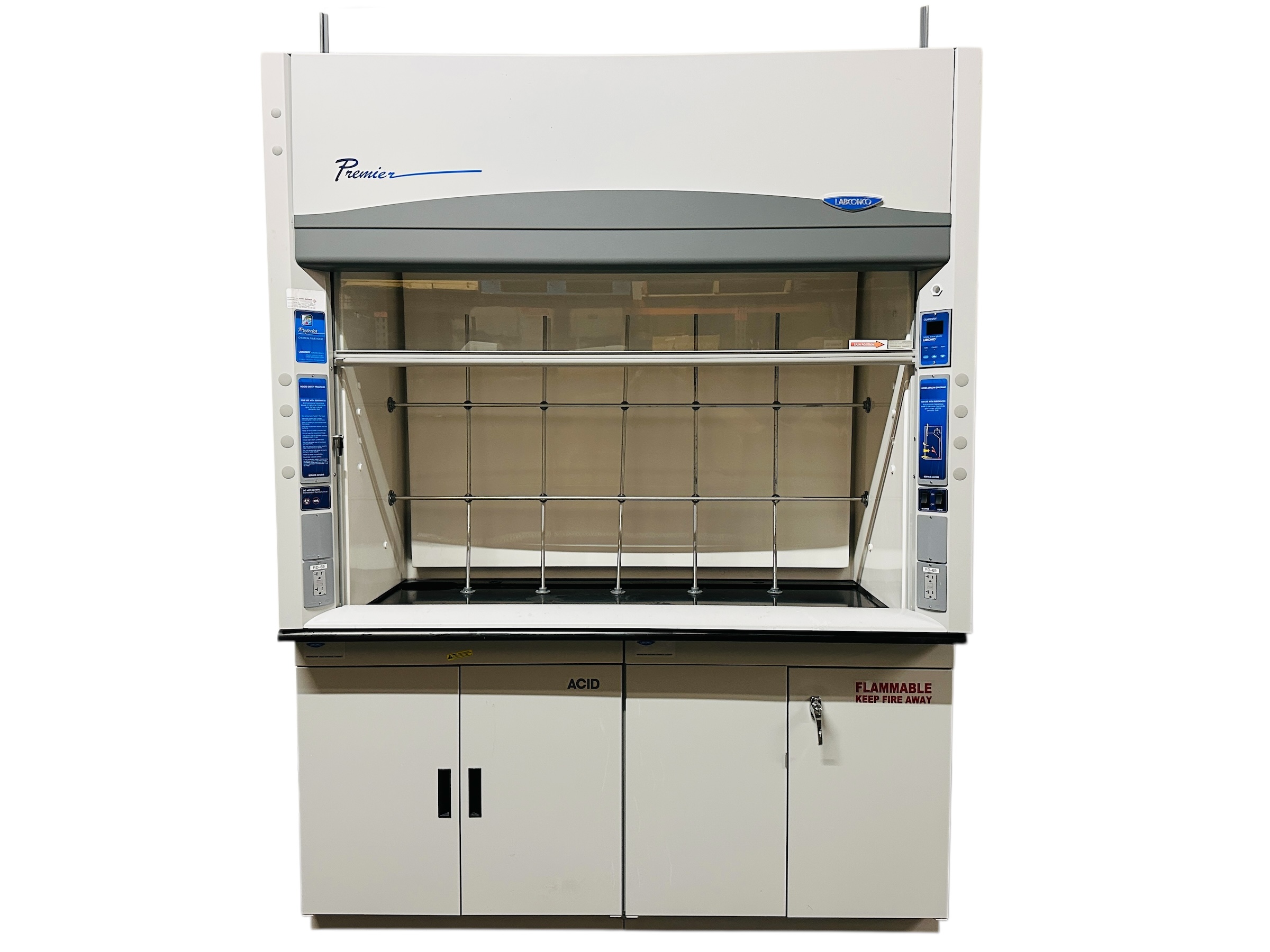 Used Labconco Protector Premier 6-Foot Laboratory Fume Hood 
