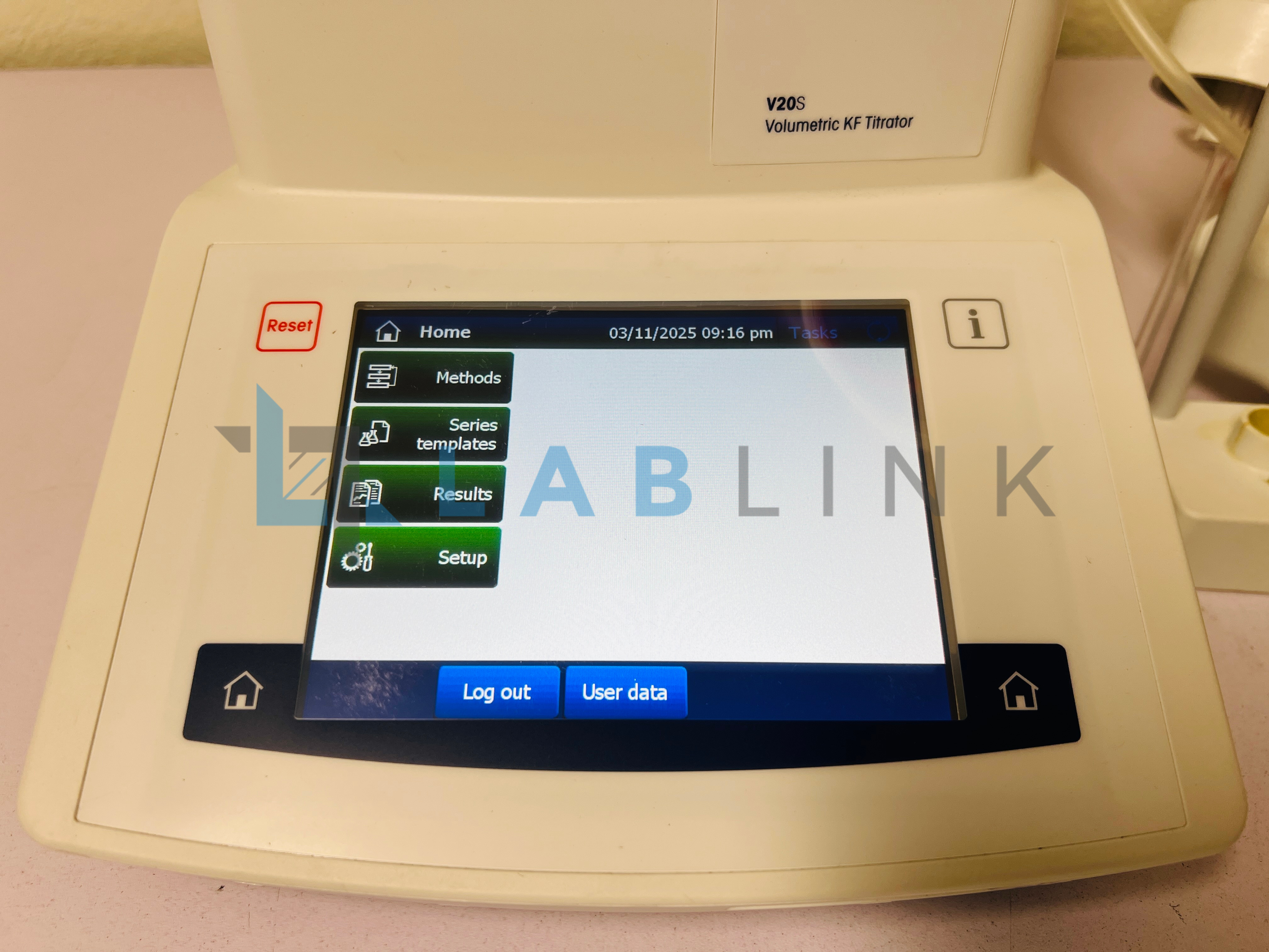 Used Mettler Toledo V20S Volumetric Karl Fischer (KF) Titrator