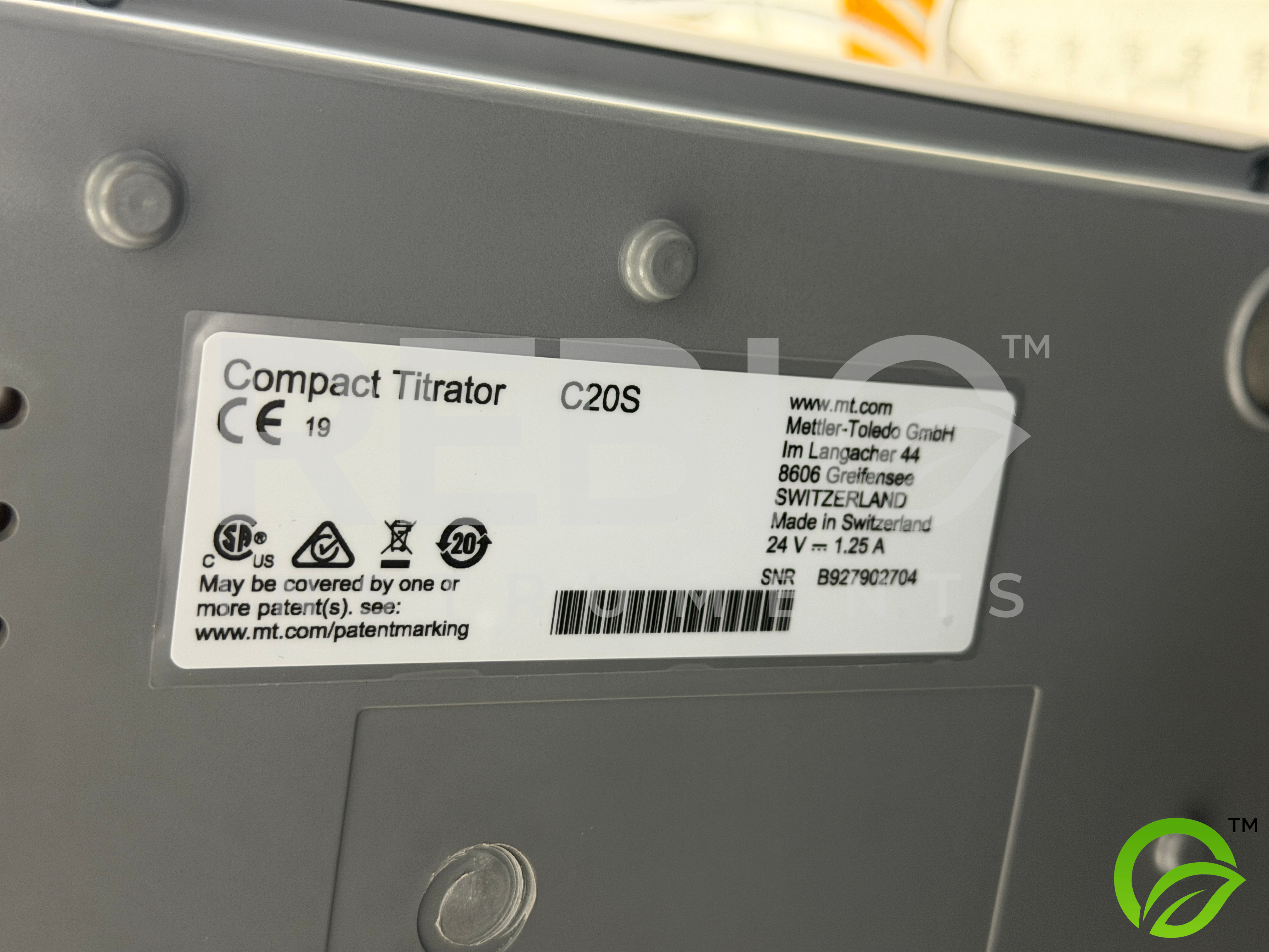 Used Mettler Toledo C20S Compact Coulometric Karl Fischer KF Titrator