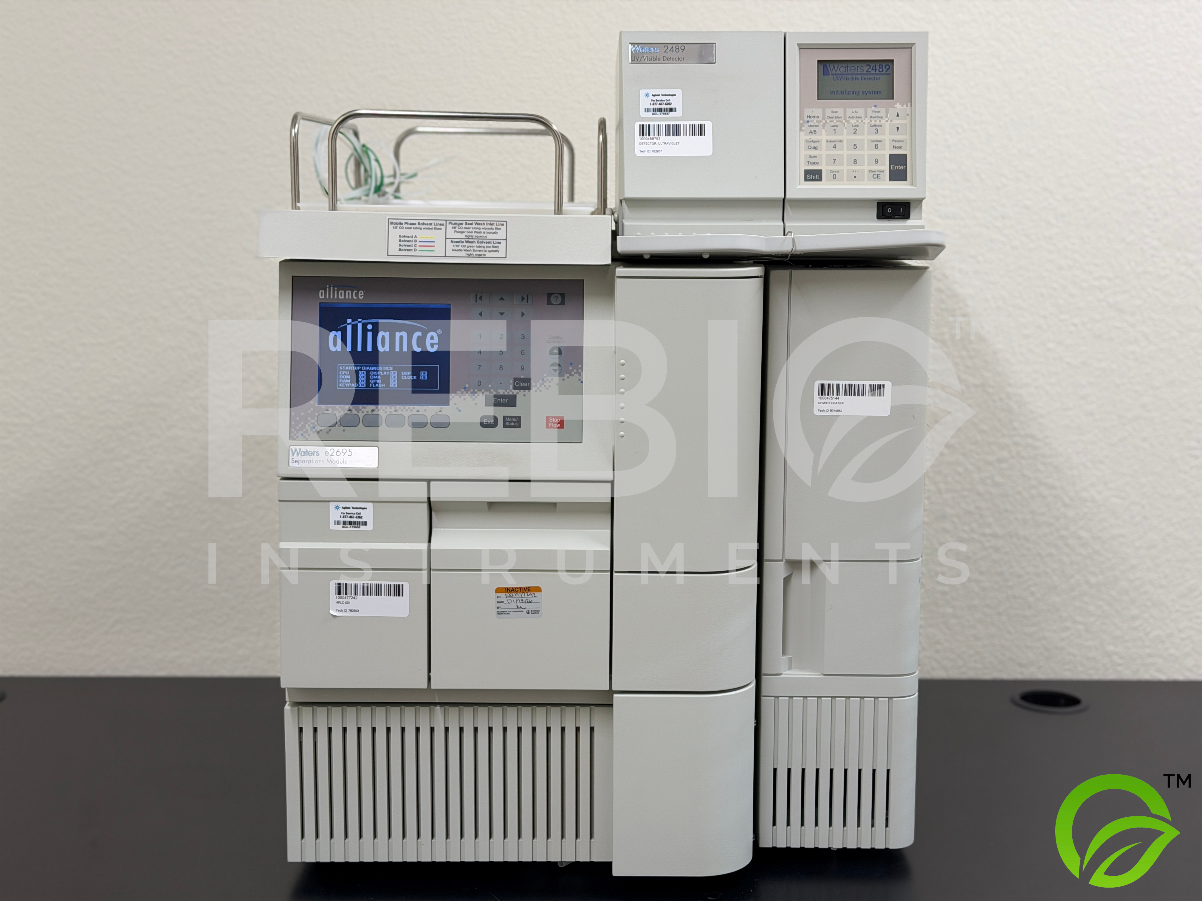 Used Waters Alliance e2695 Separation Module w/ 2489 UV/Vis Detector HPLC