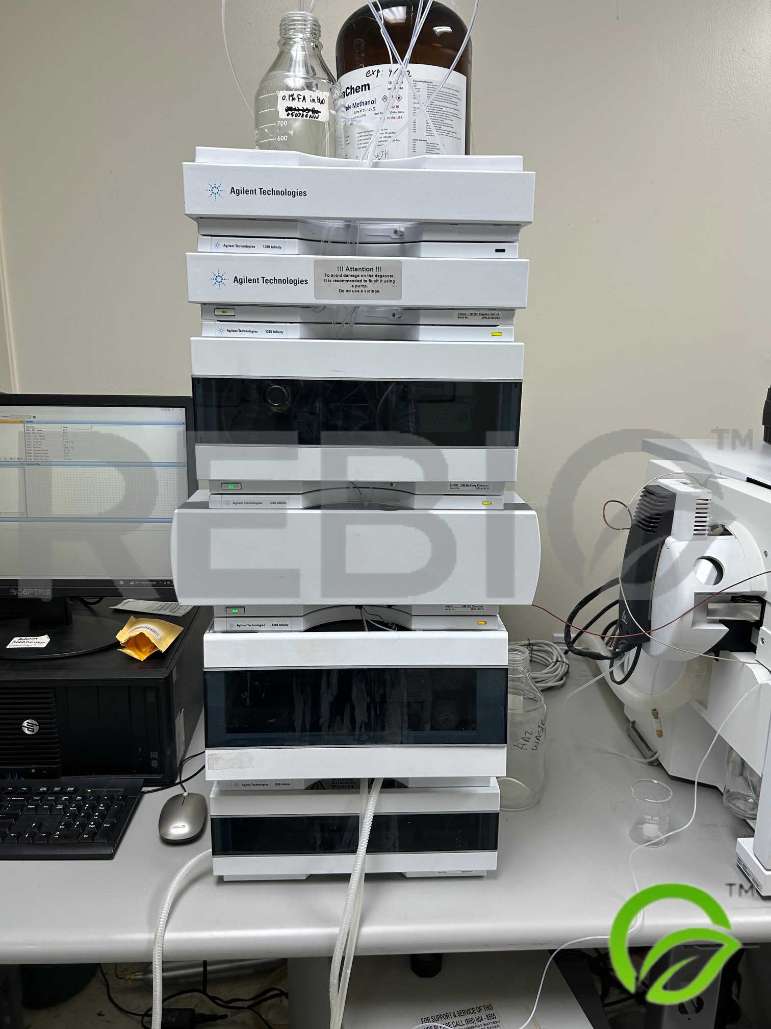 Used Agilent 6460 Triple Quad LC/MS with 1260 Infinity and 1290 Infinity HPLC System